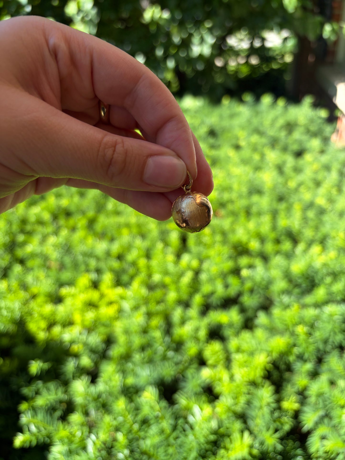 14k Globe Charm