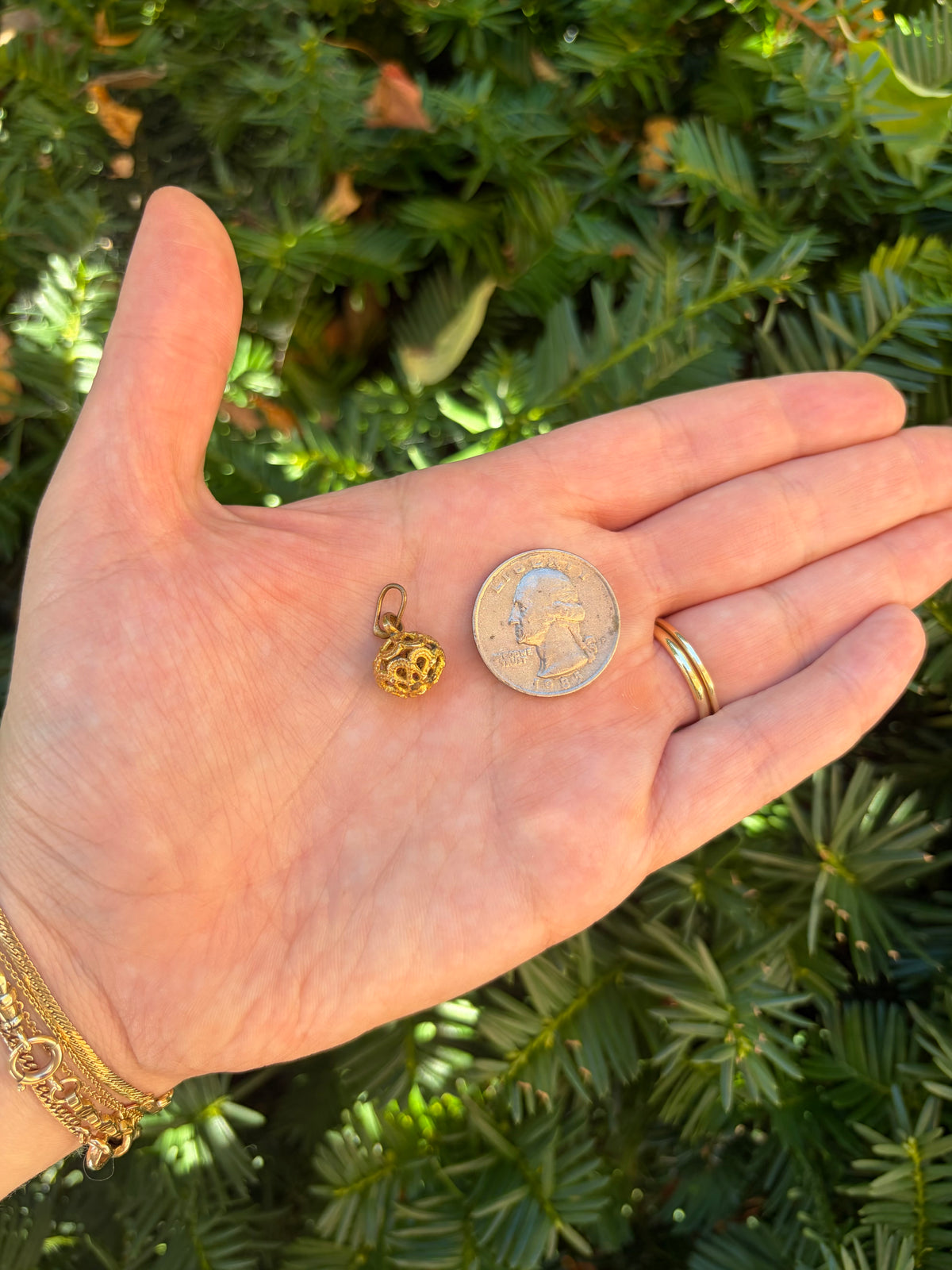 Vintage Brass Orb