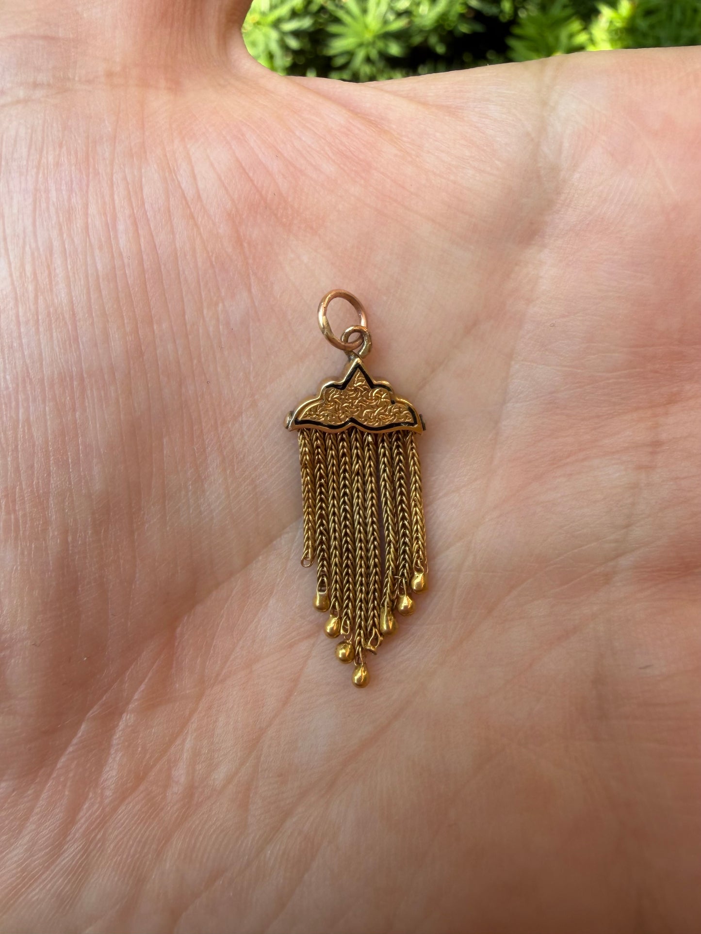 14k Victorian Tassel
