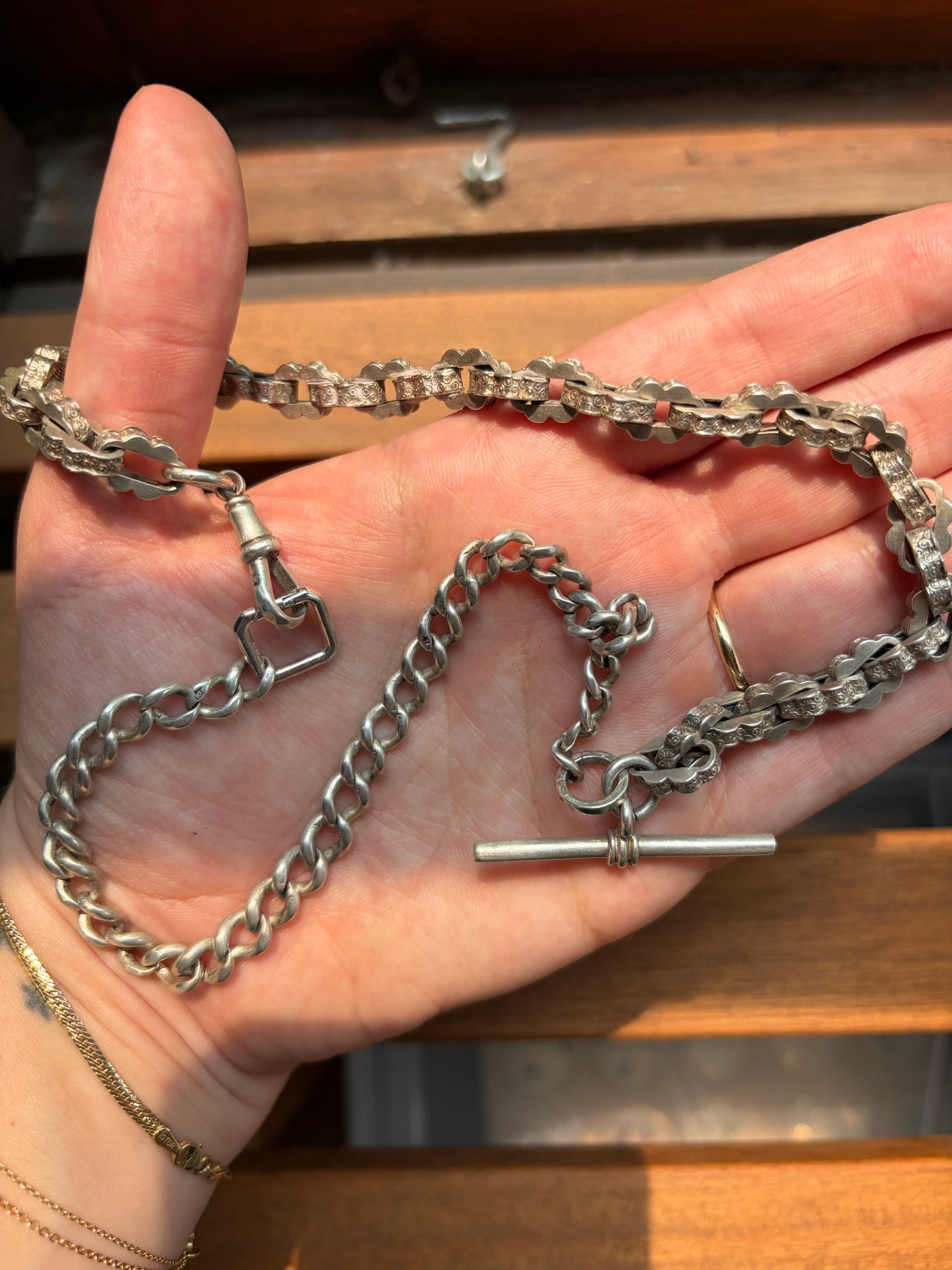 Antique Sterling Silver Franken-chain