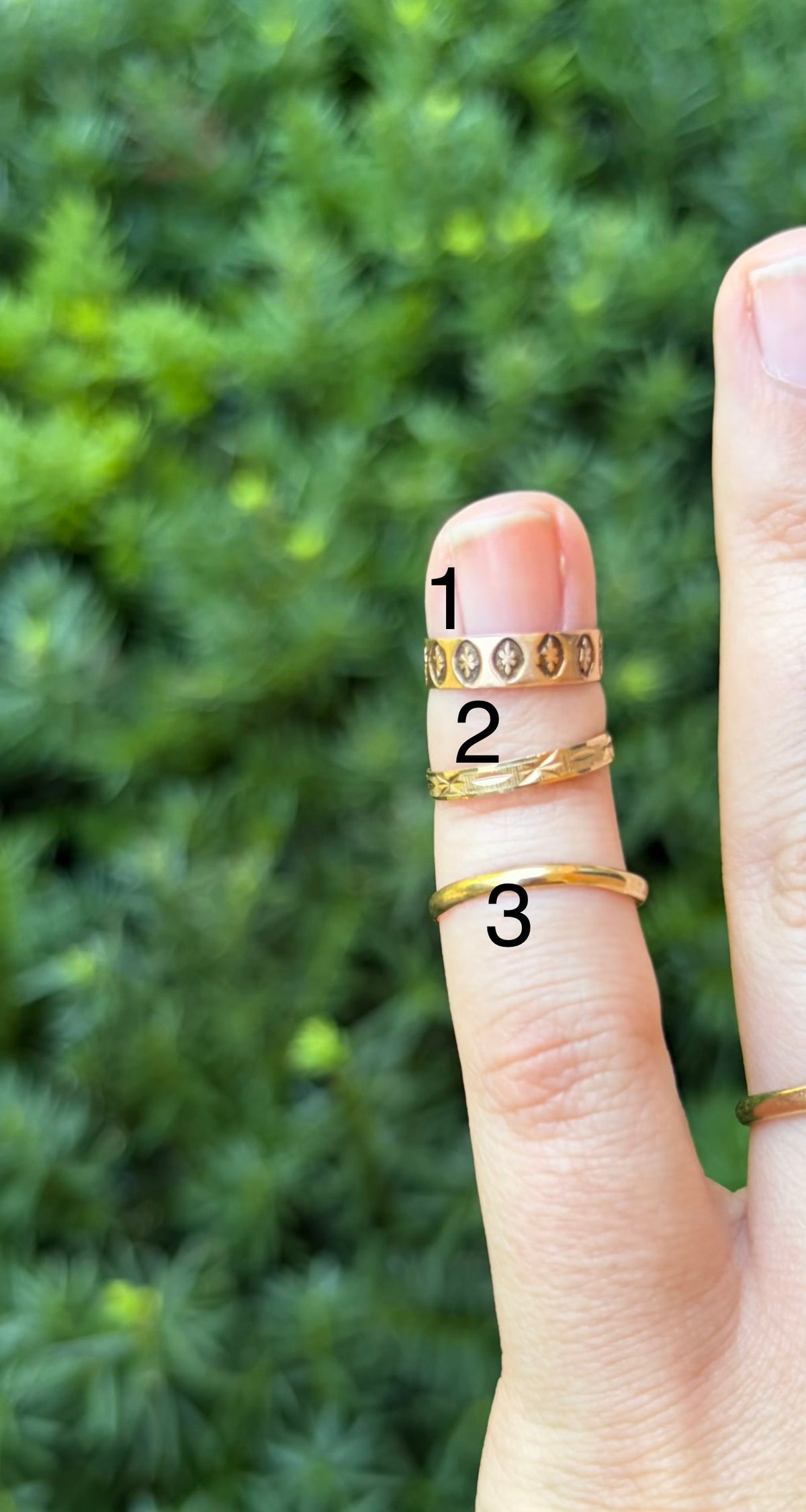 Vintage Baby Rings