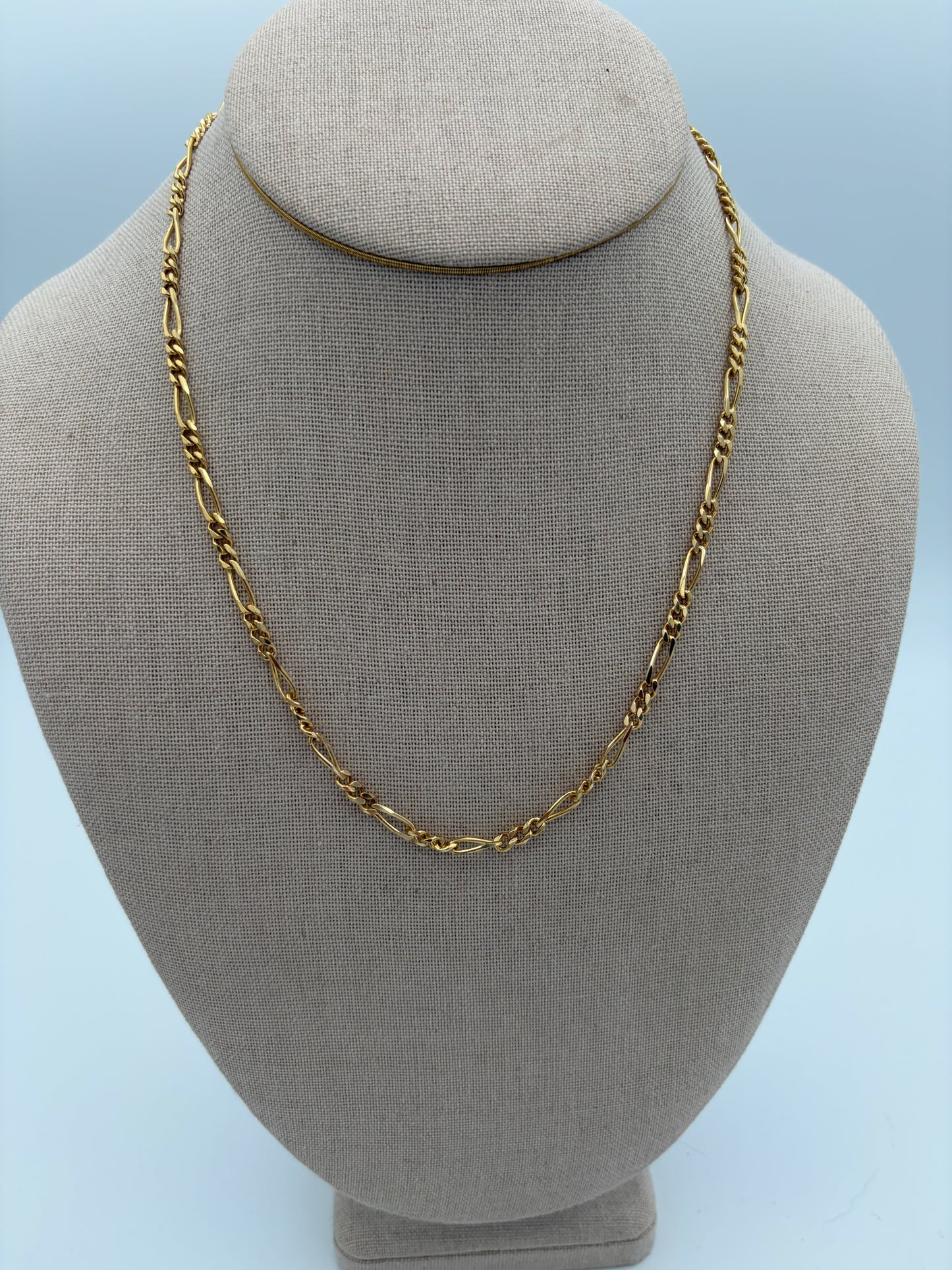 Vintage 14k Figaro Chain