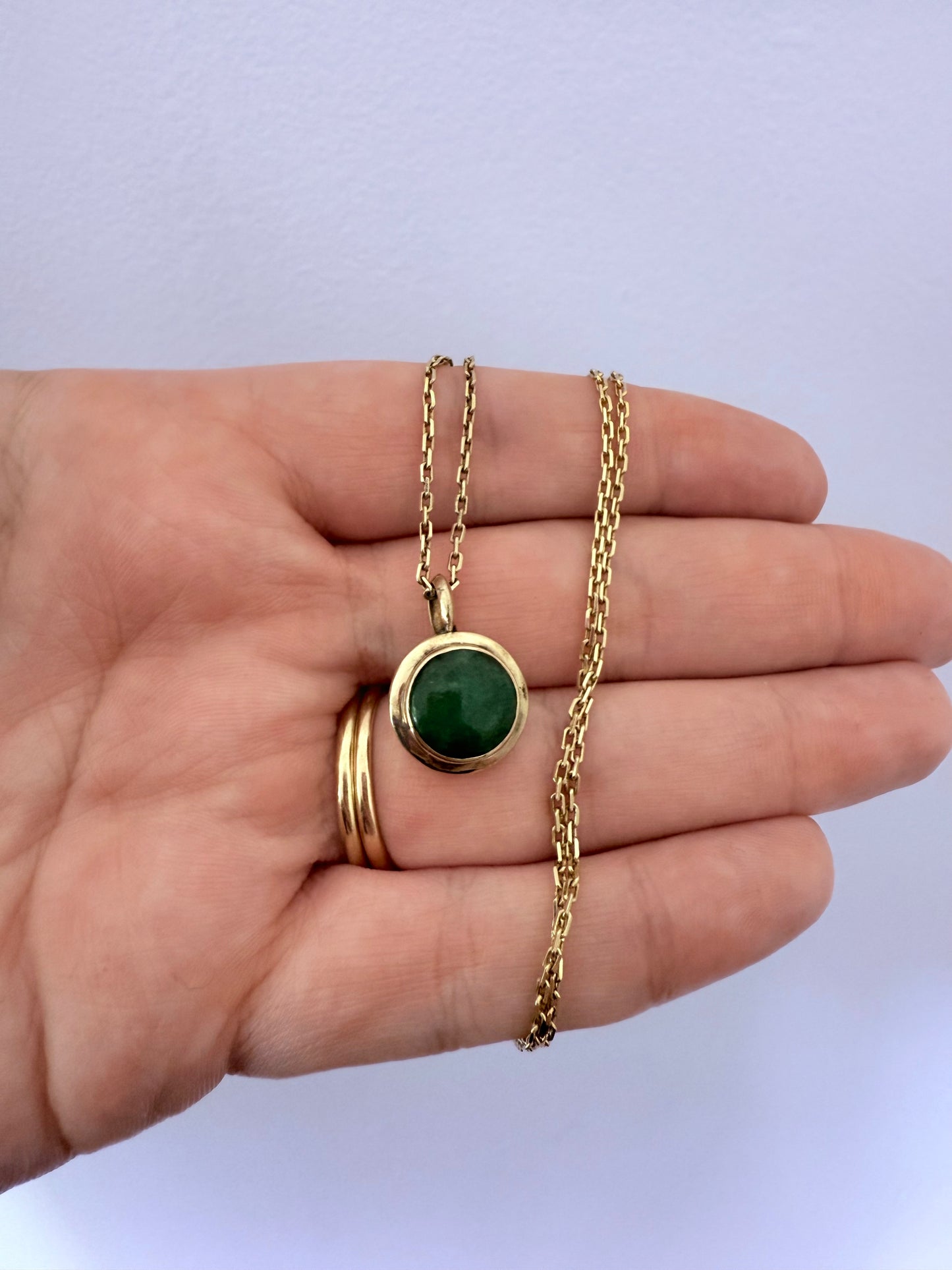 Moss Agate Converted Pendant