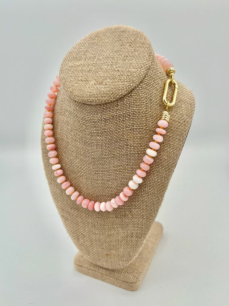 Pink Opal Necklace