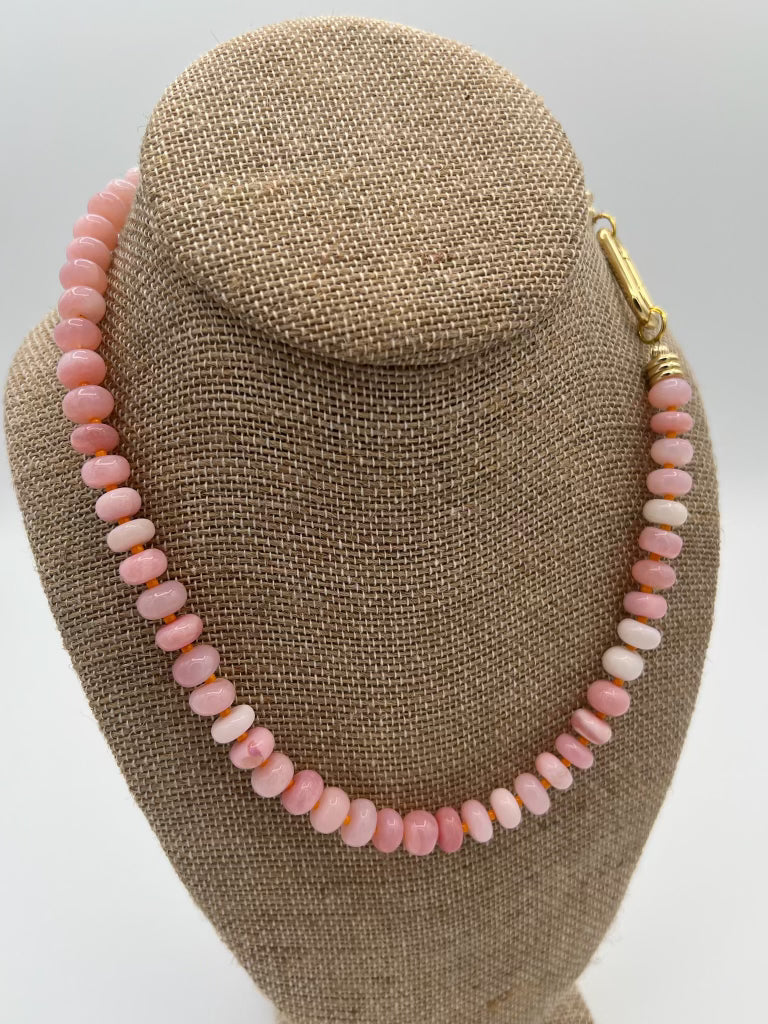 Pink Opal Necklace