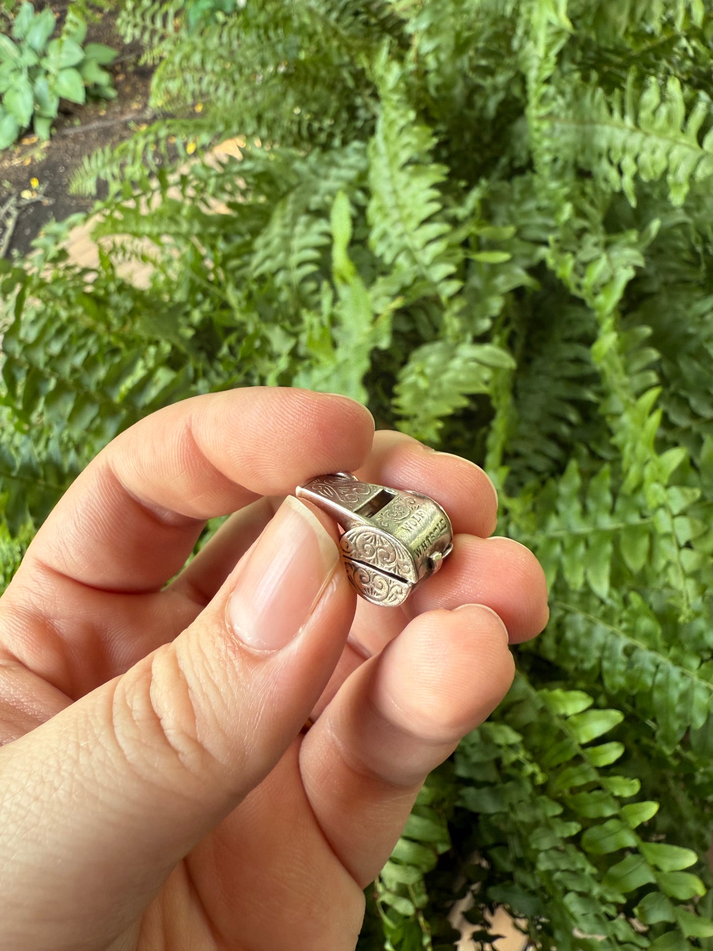 Sterling Silver Whistle Charm