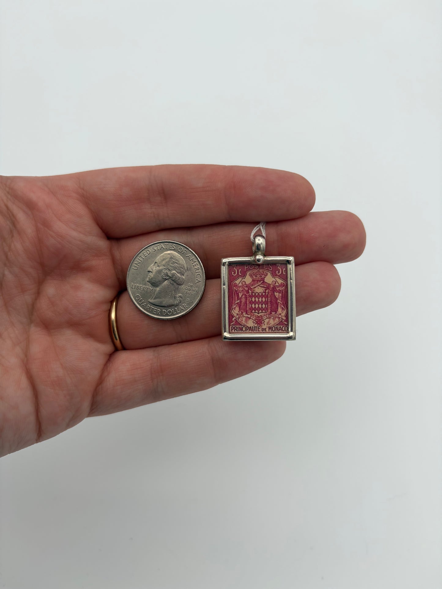 Vintage Stamp Charm