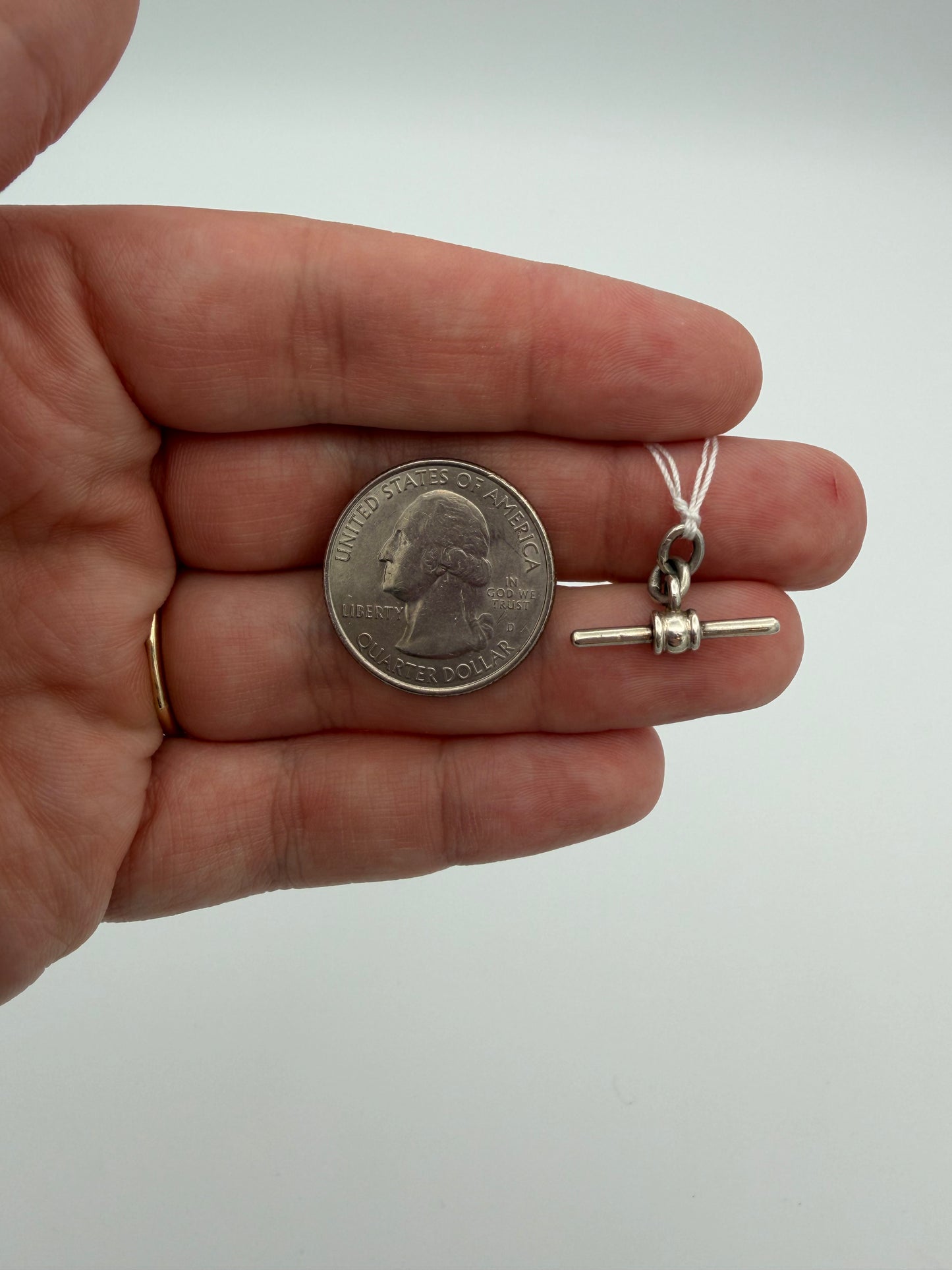 Small Sterling Silver T-Bar
