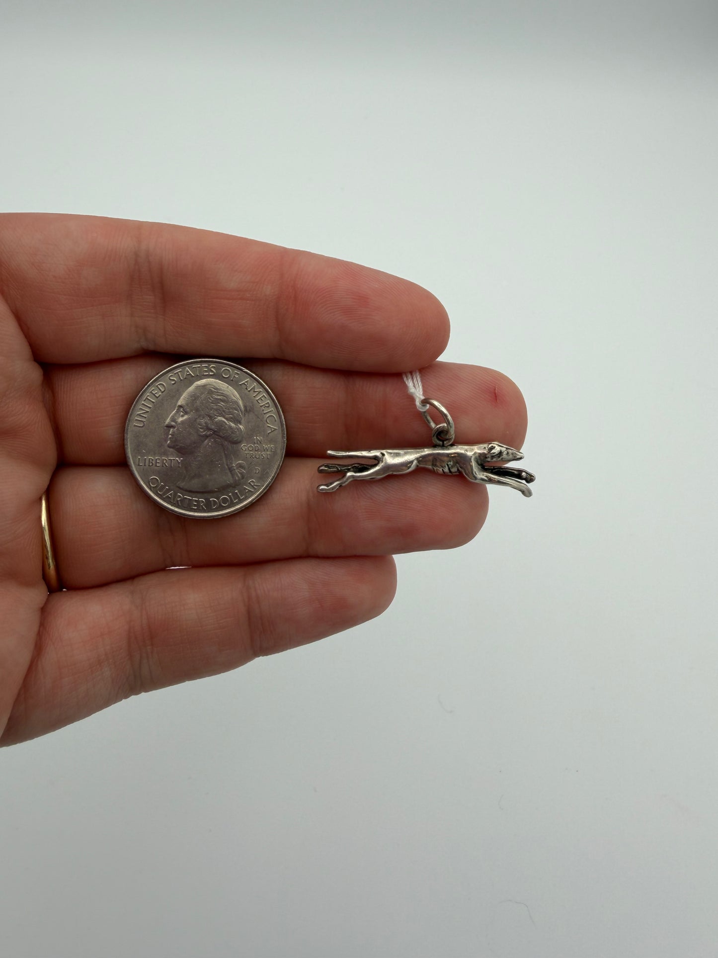 Sterling Silver Greyhound
