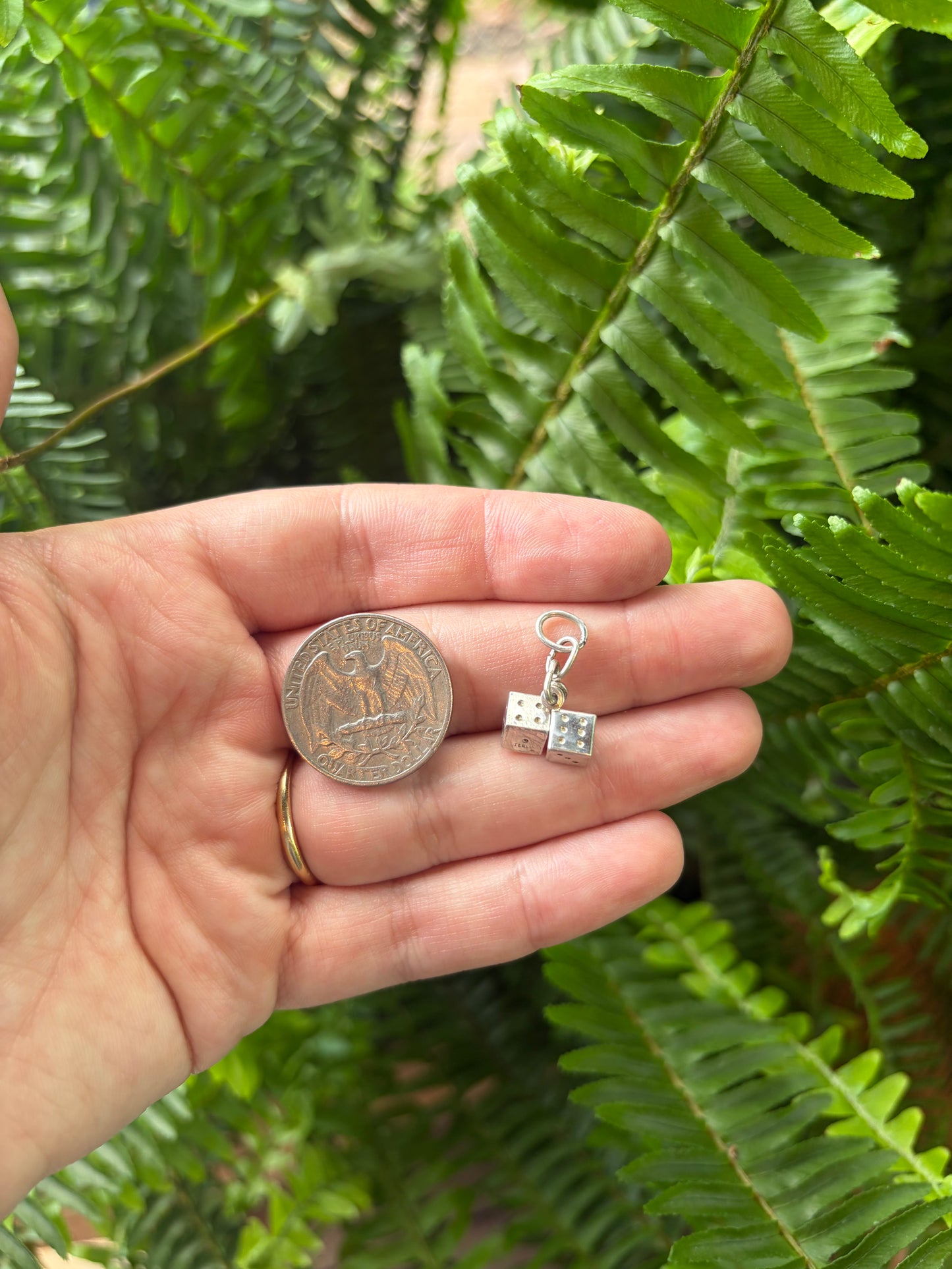 Sterling Silver Dice