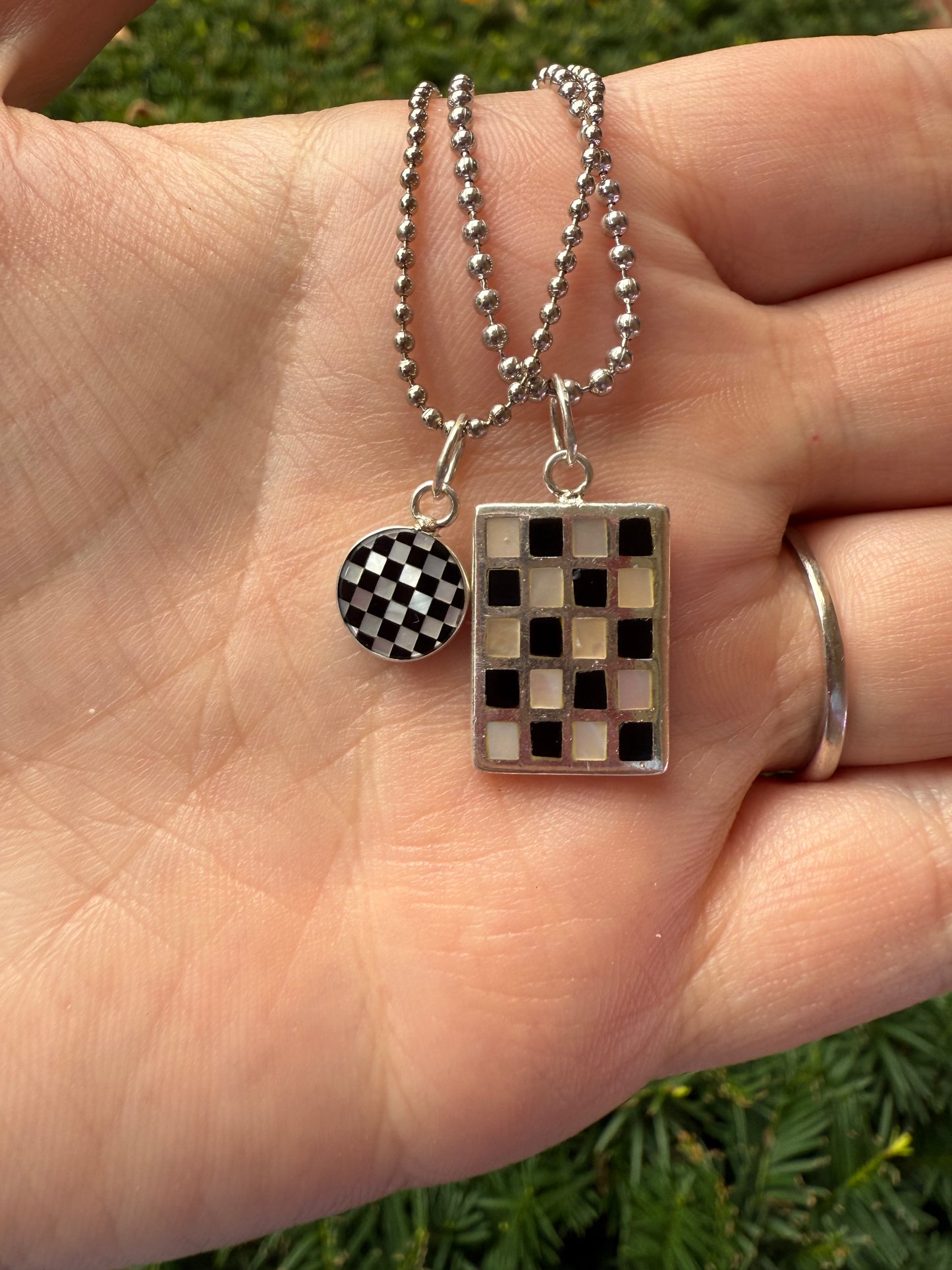 Checkerboard Pendant
