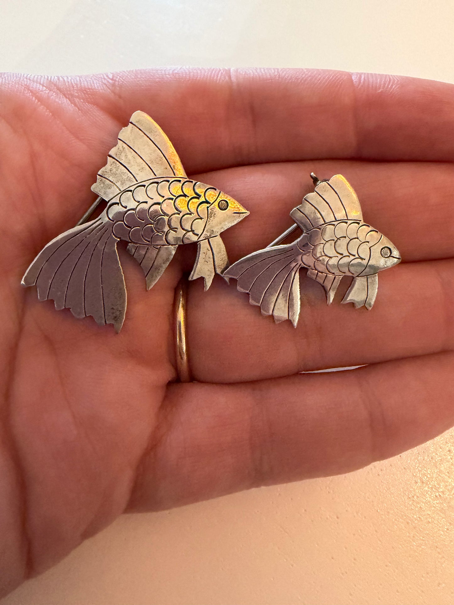 Koi Brooch
