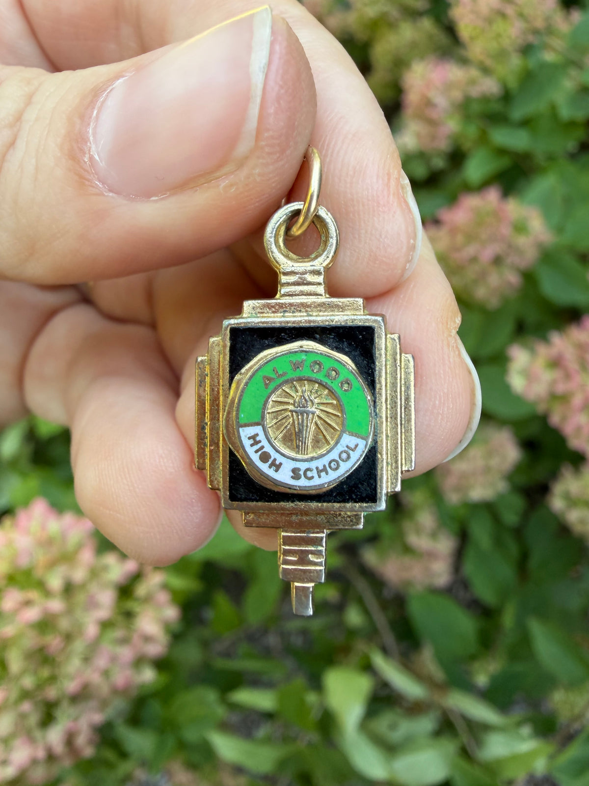 Gold Tone Metal Watch Key