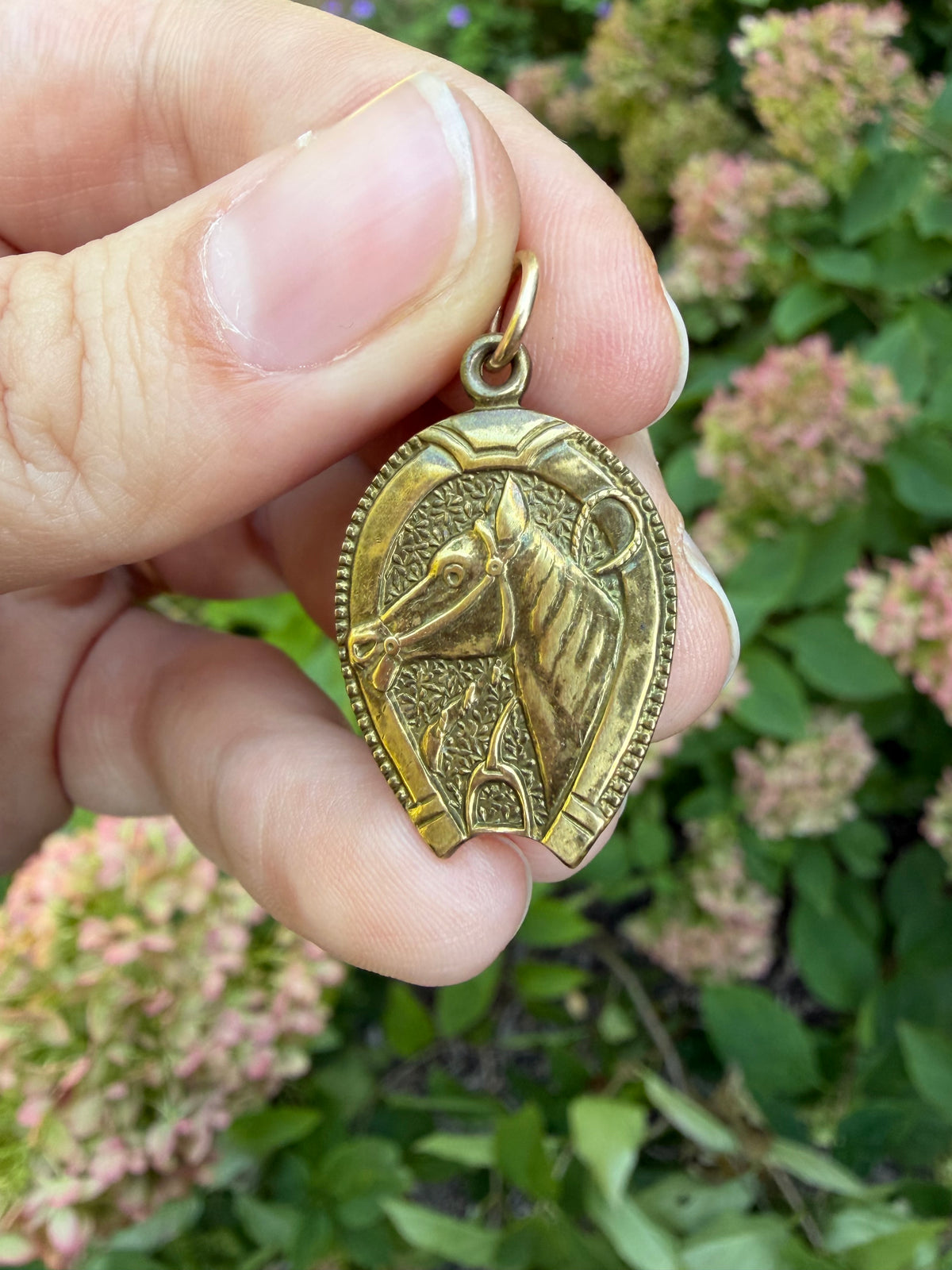 Vintage Bronze Horse Charm