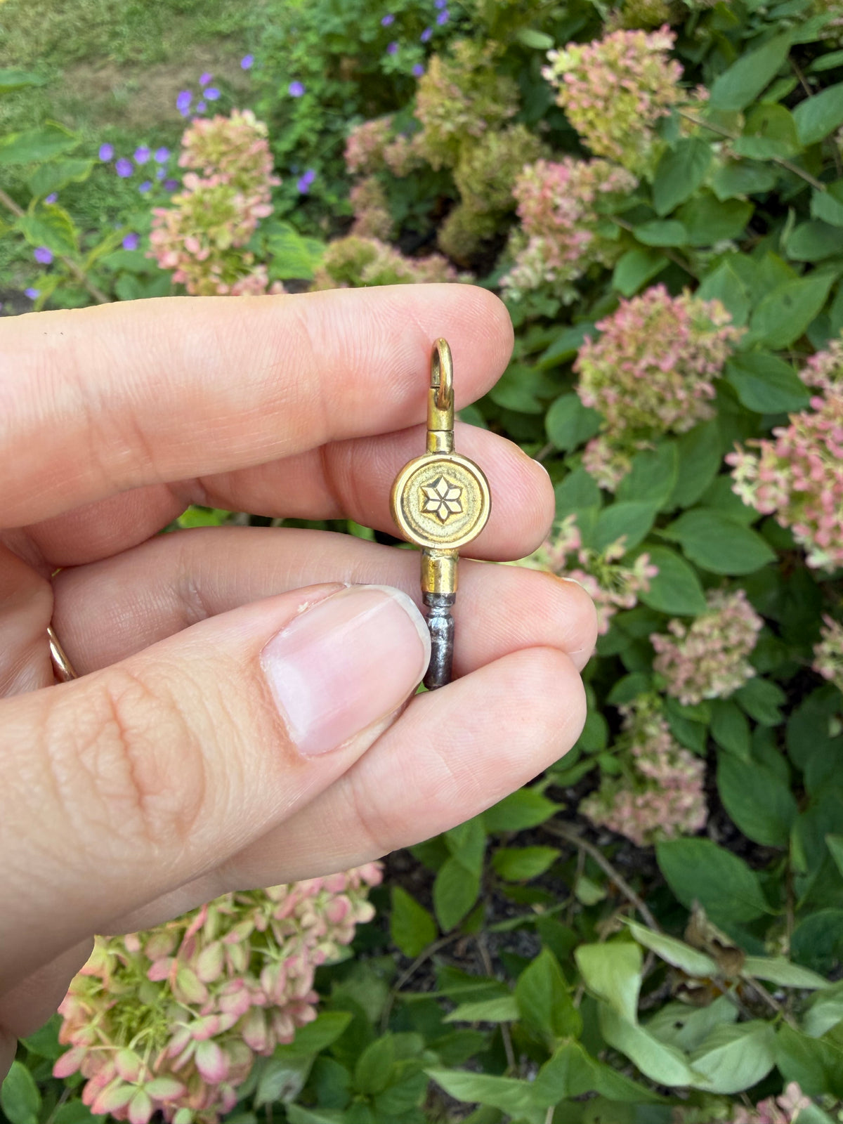 Brass Vintage Watch Key Fob