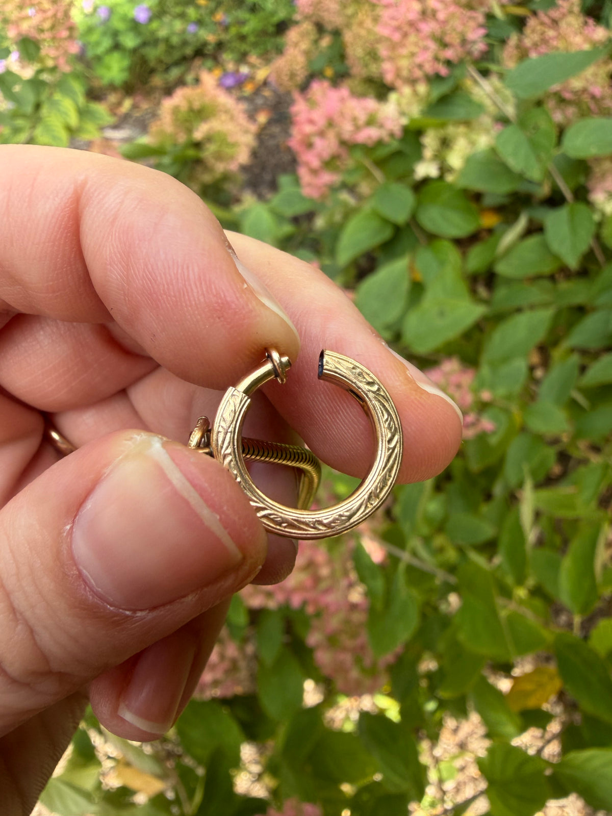 7.5” Vintage Snake Chain Bracelet
