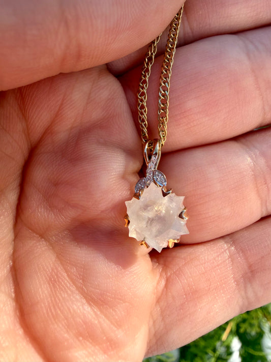 9k Moonstone Pendant