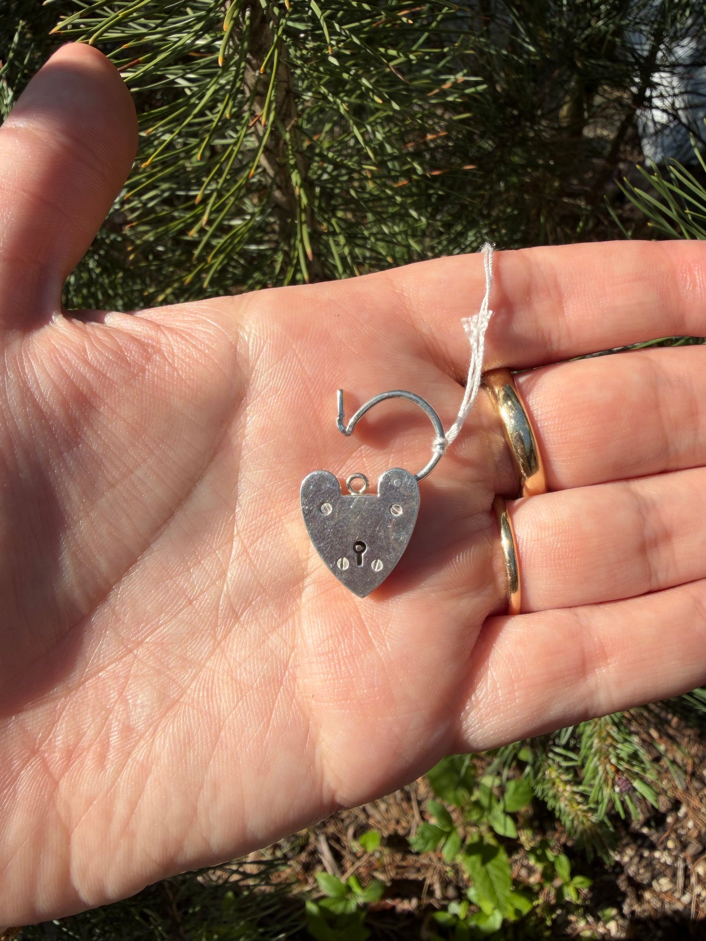 Large Heart Padlock