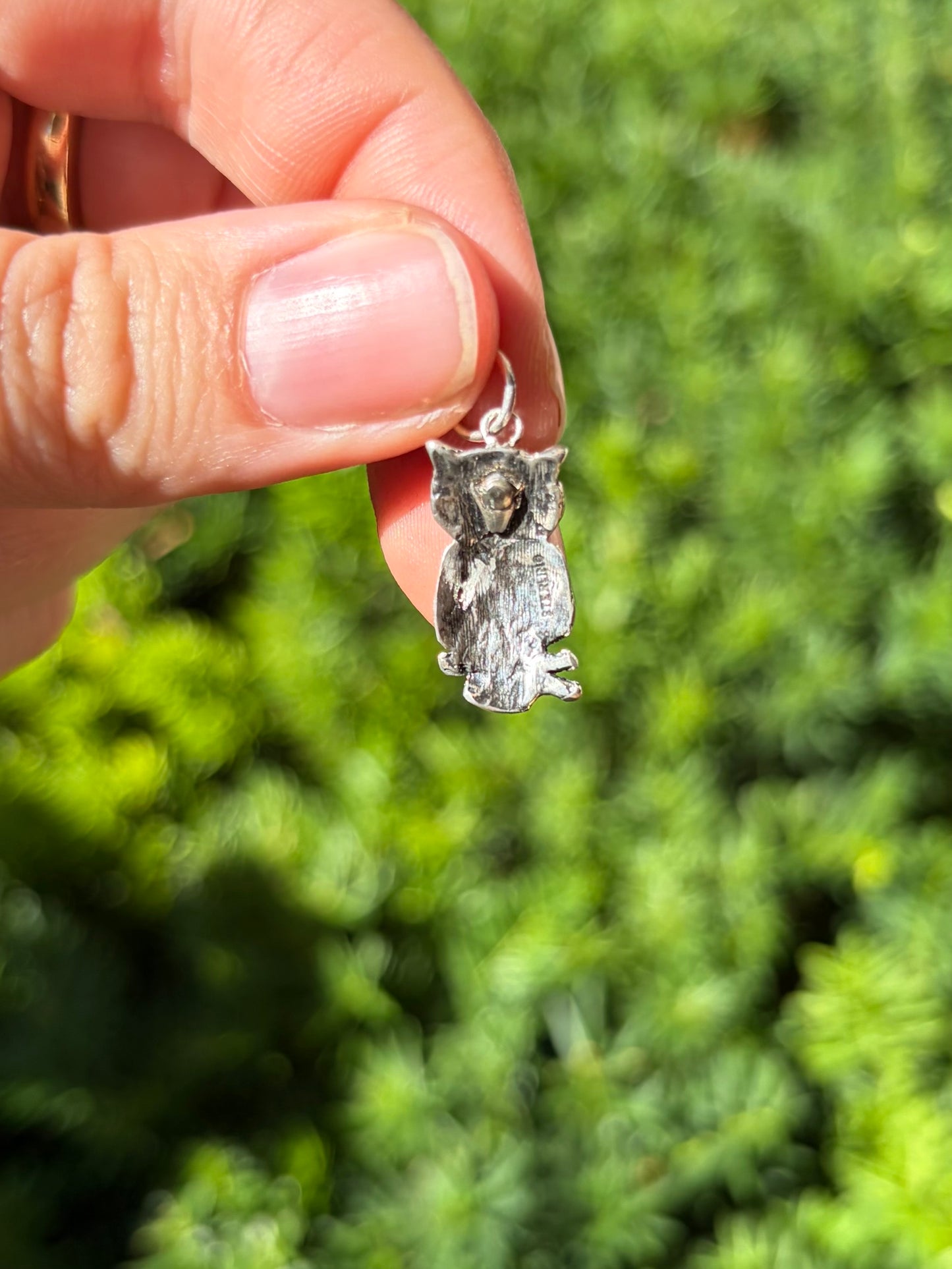Sterling Silver Owl Charm