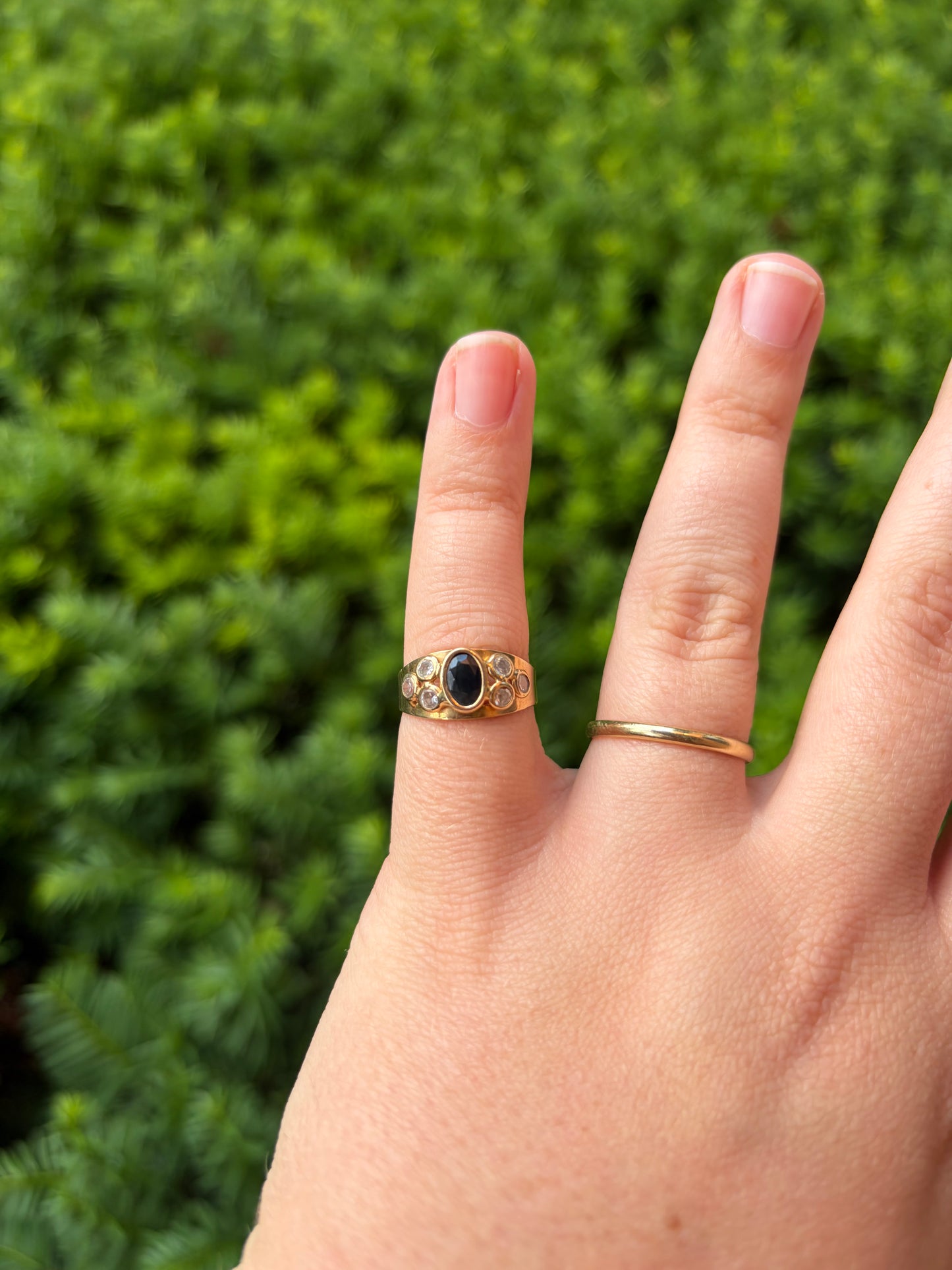 Diamond and Sapphire Ring