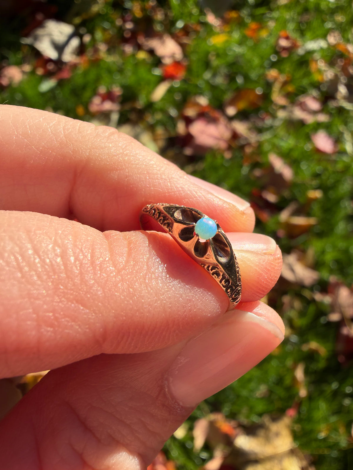 Vintage 10k Opal Ring