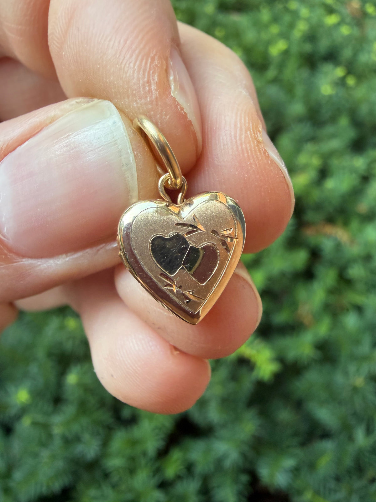 Petite Gold Heart Locket