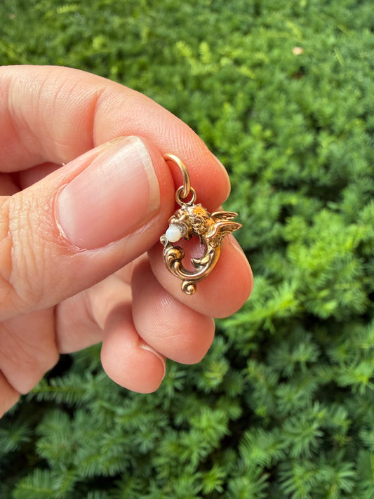 14k Lucky Dragon Charm