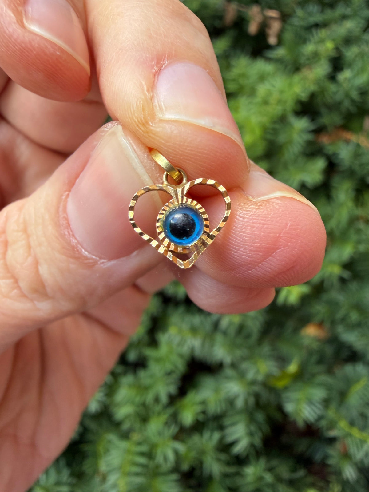 Vintage Petite Evil Eye Charm
