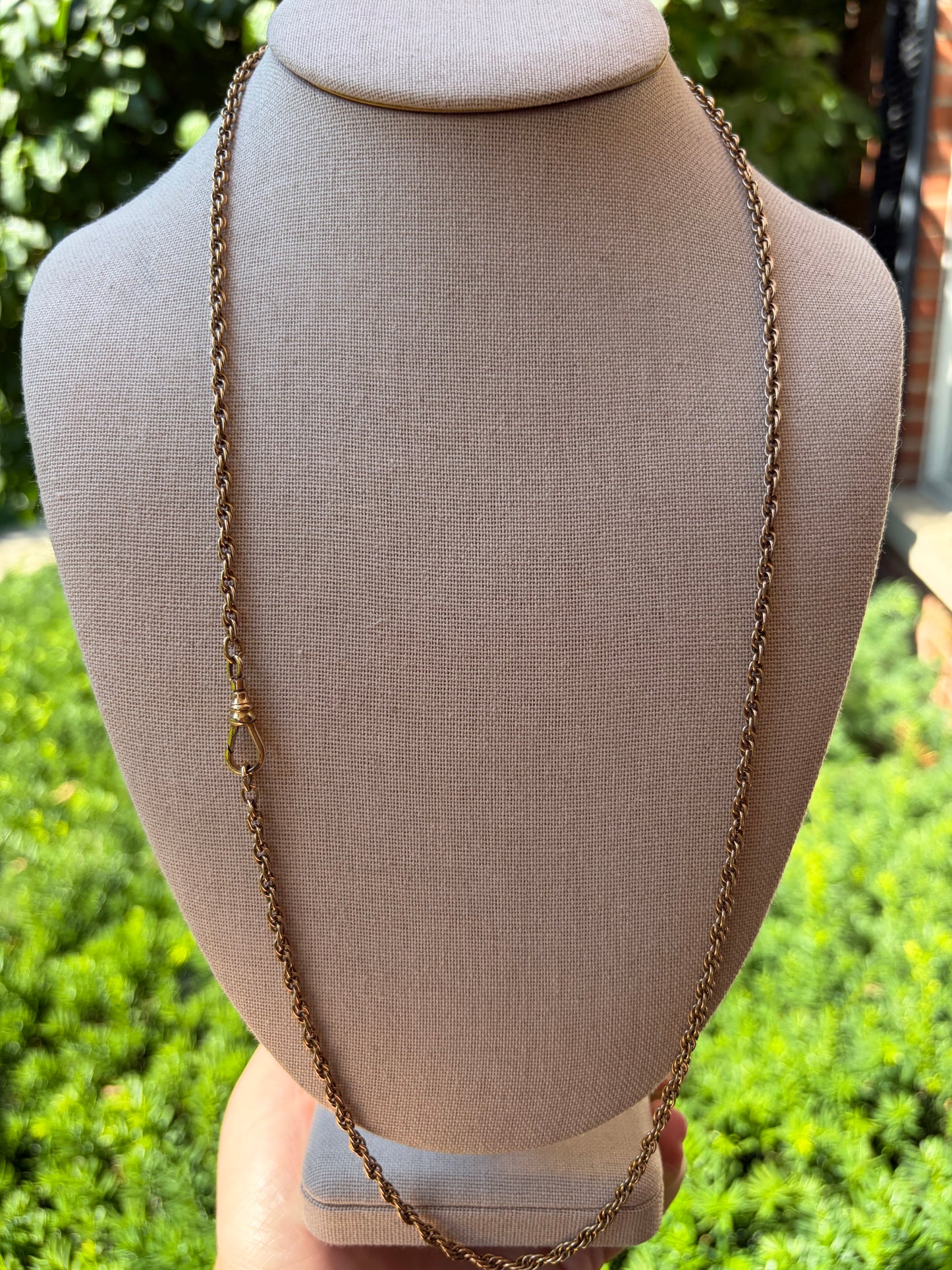 Vintage Gold Fill Rope Chain