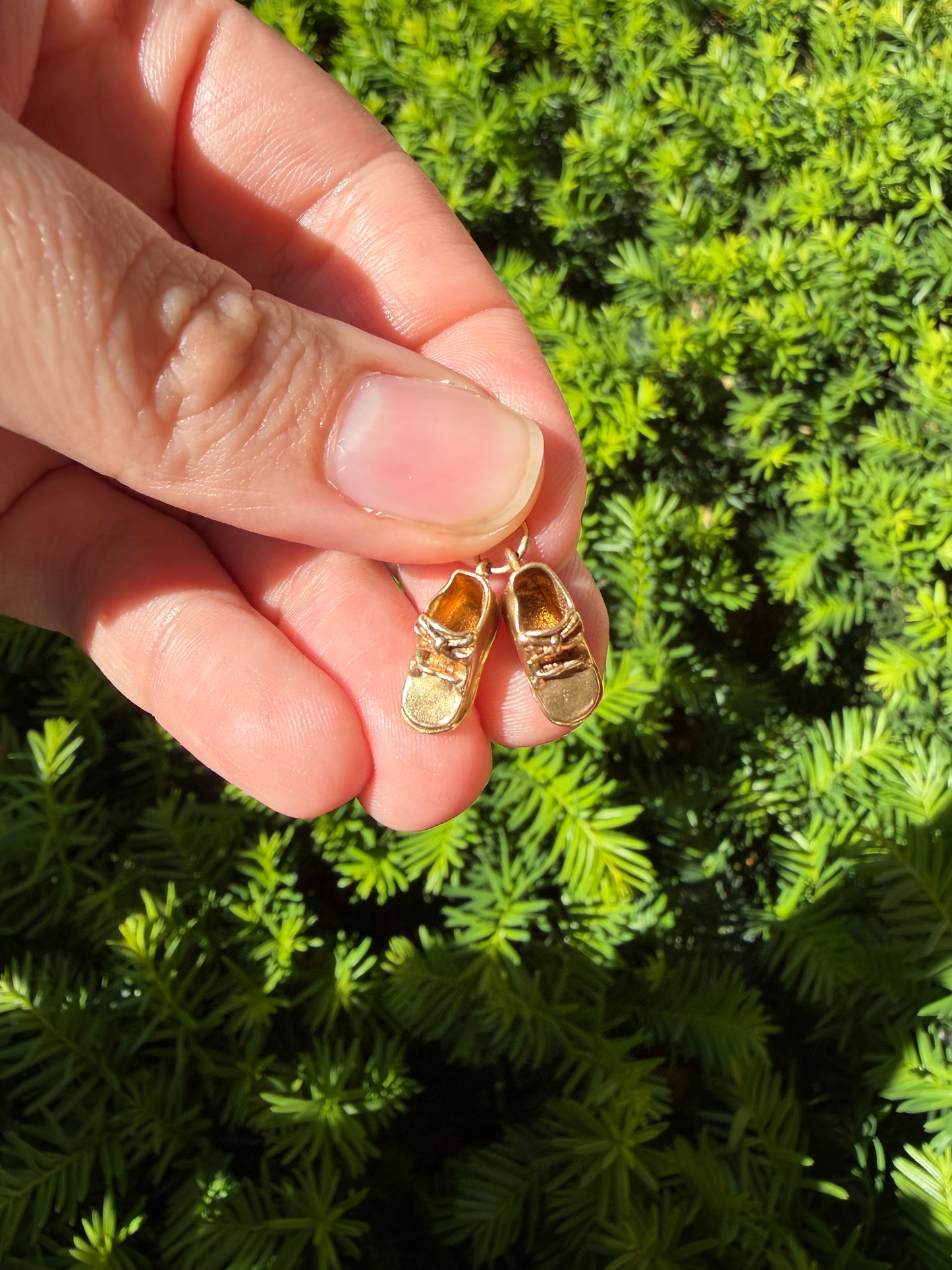 14k Baby shoes