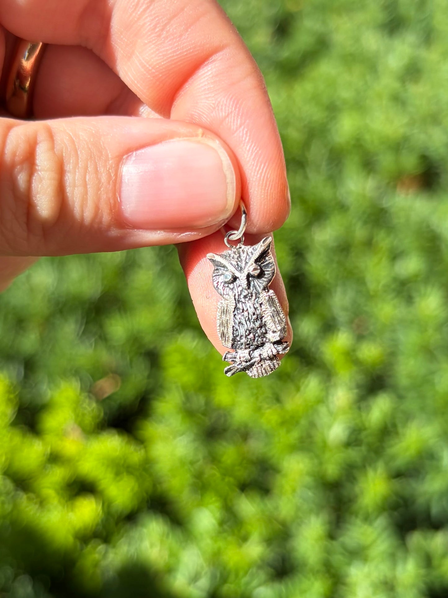 Sterling Silver Owl Charm
