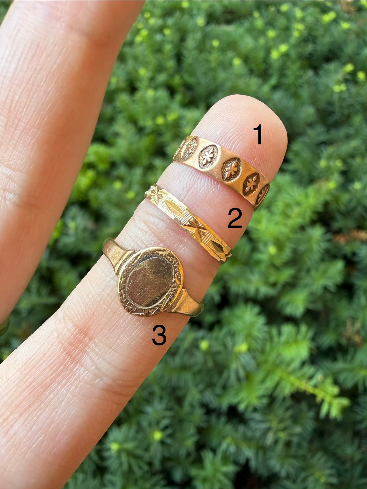 Vintage Baby Rings