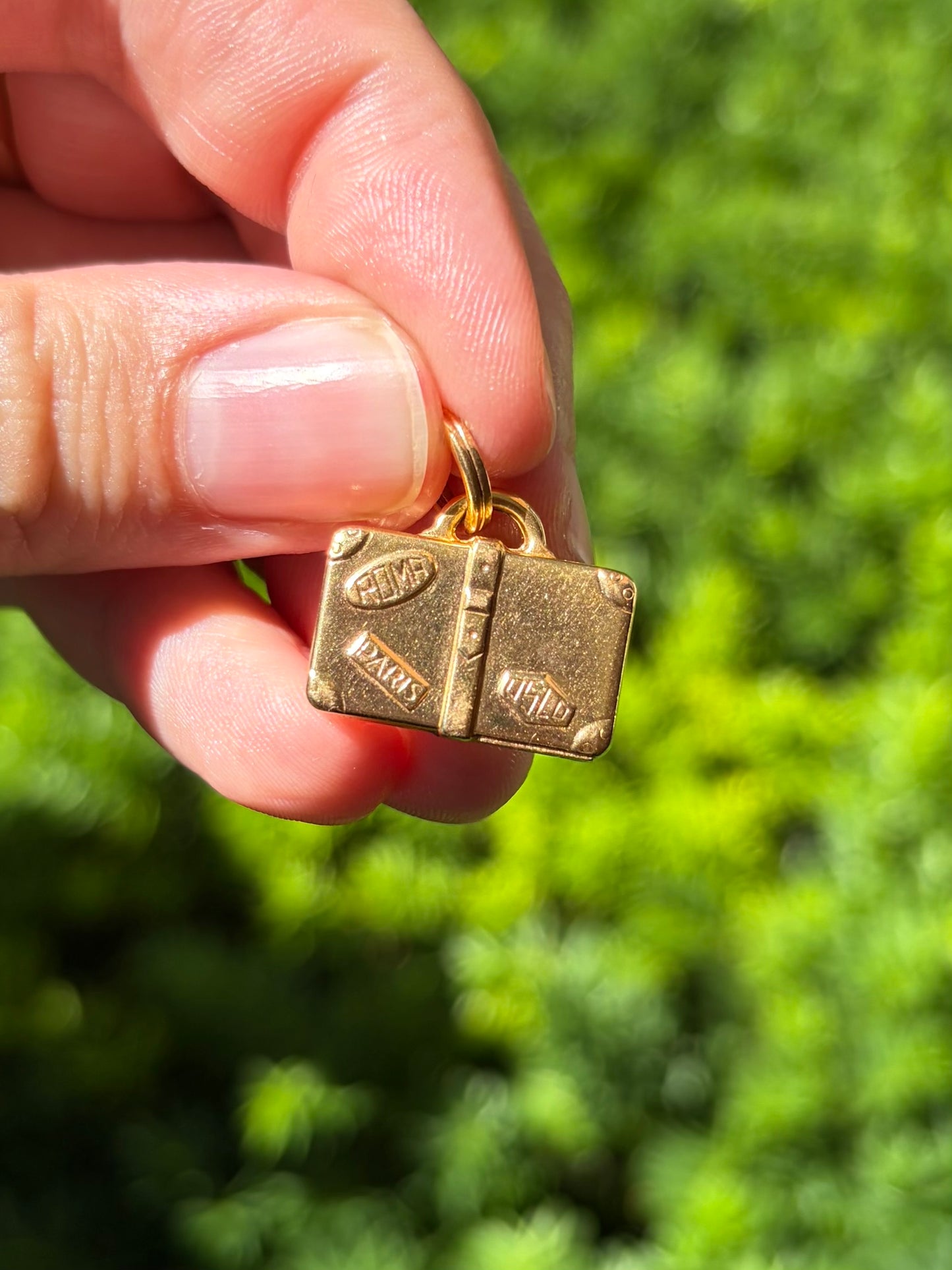18k Suitcase Charm