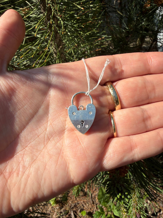 Large Heart Padlock