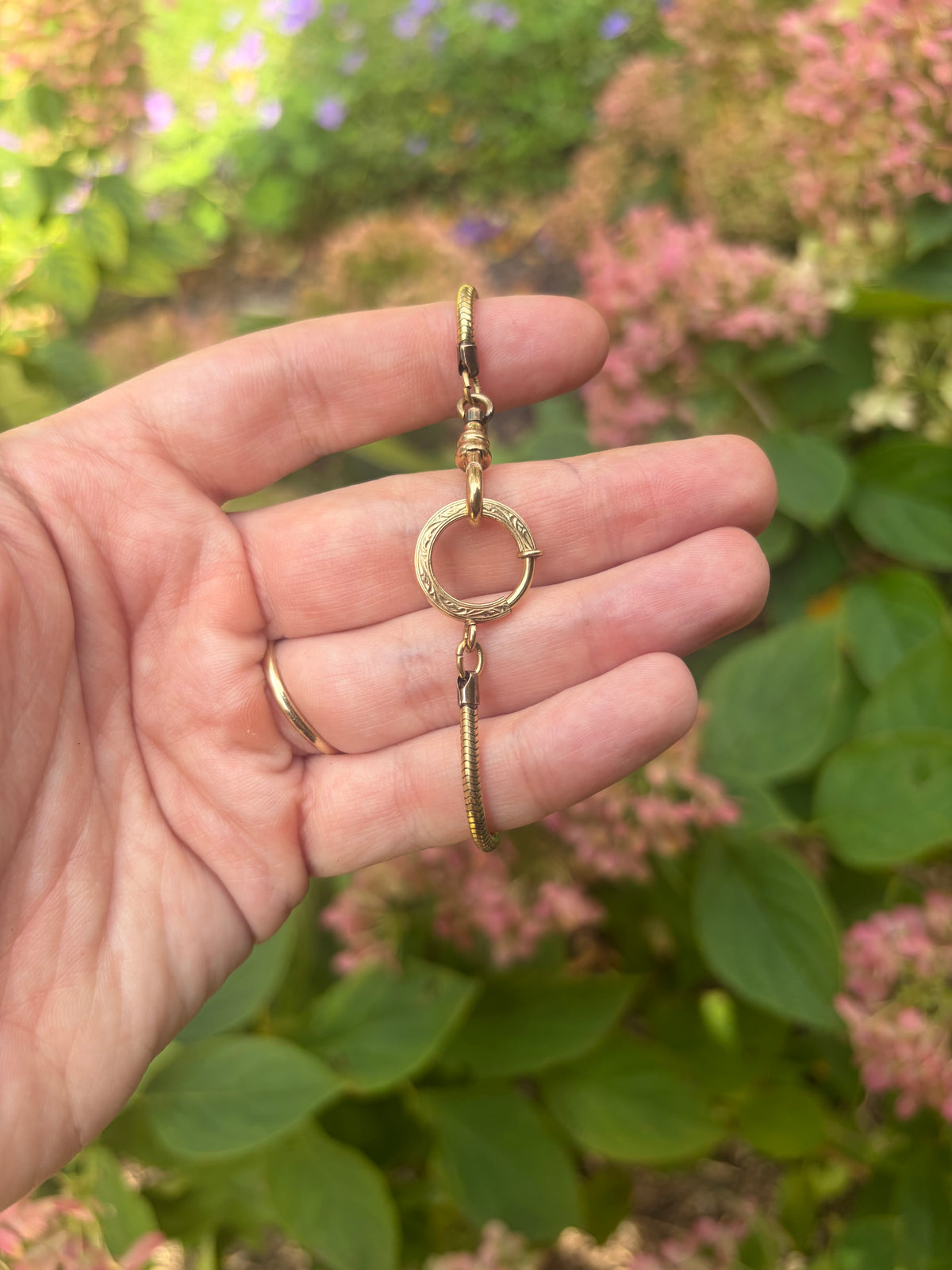 7.5” Vintage Snake Chain Bracelet