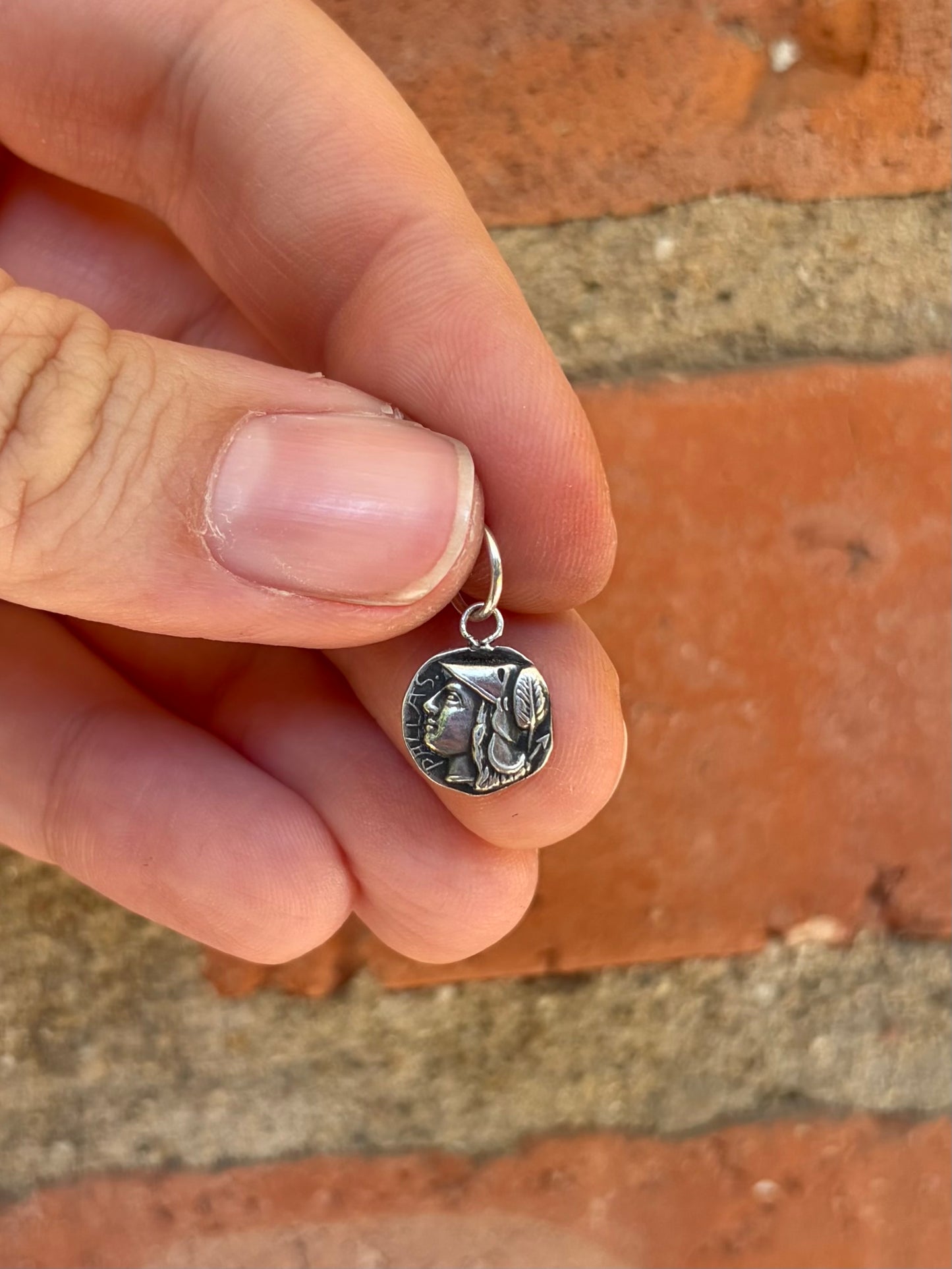 Antique Pallas God of War Charm