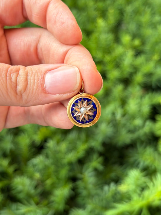 14k and Enamel Converted Pin