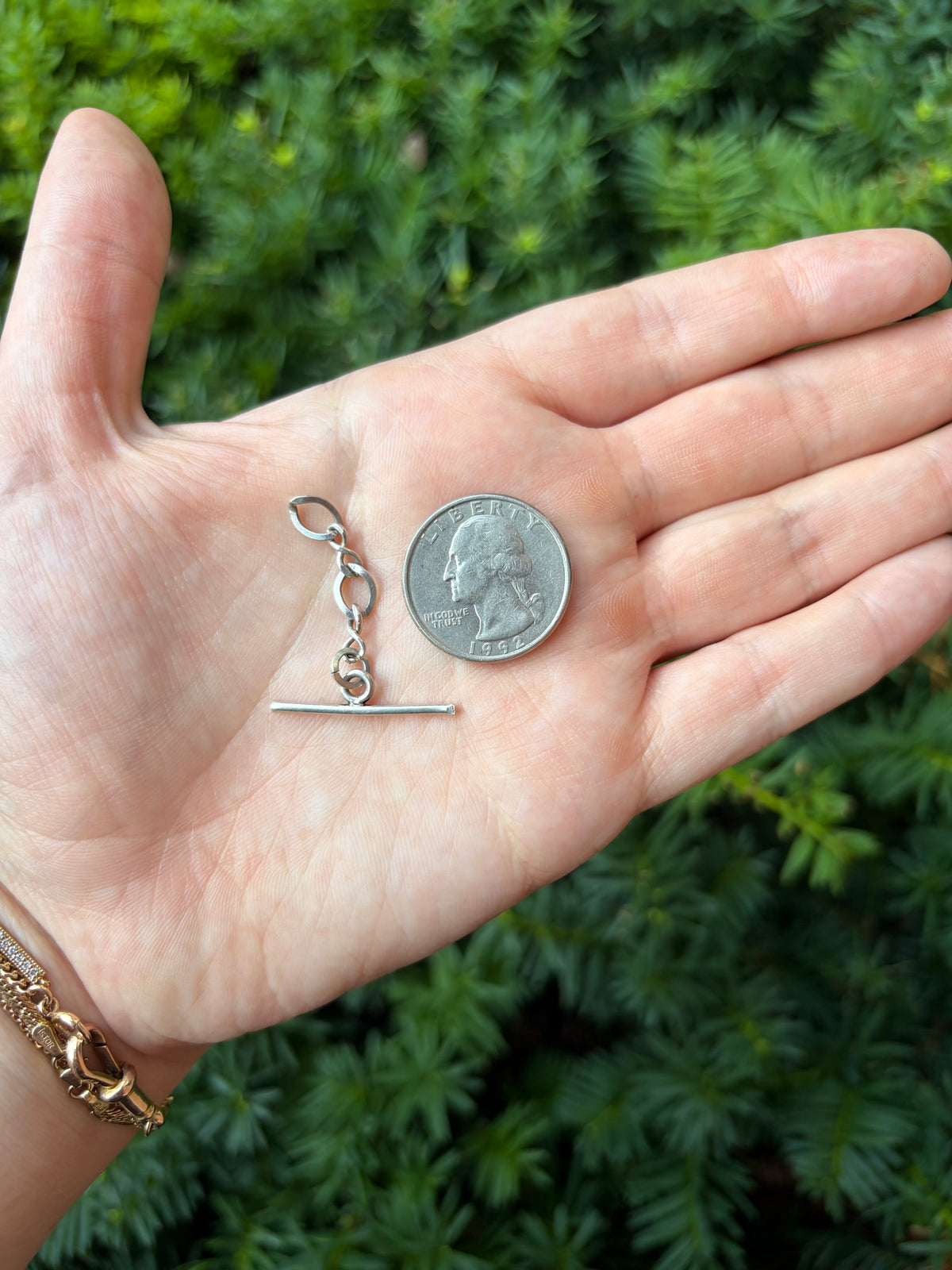 Thin Sterling Silver Tbar