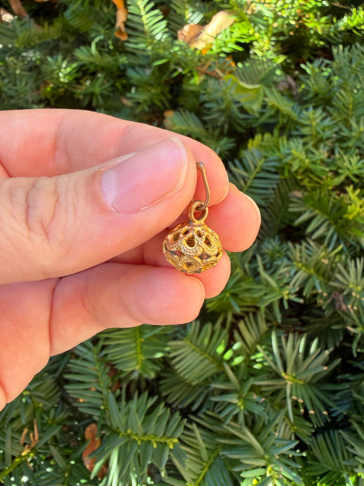 Vintage Brass Orb