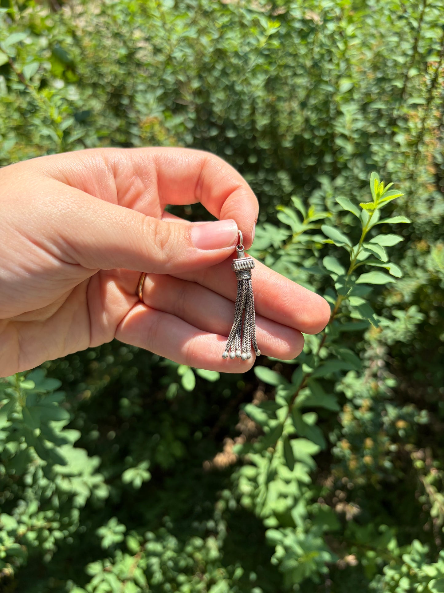 Sterling Silver Tassel #1