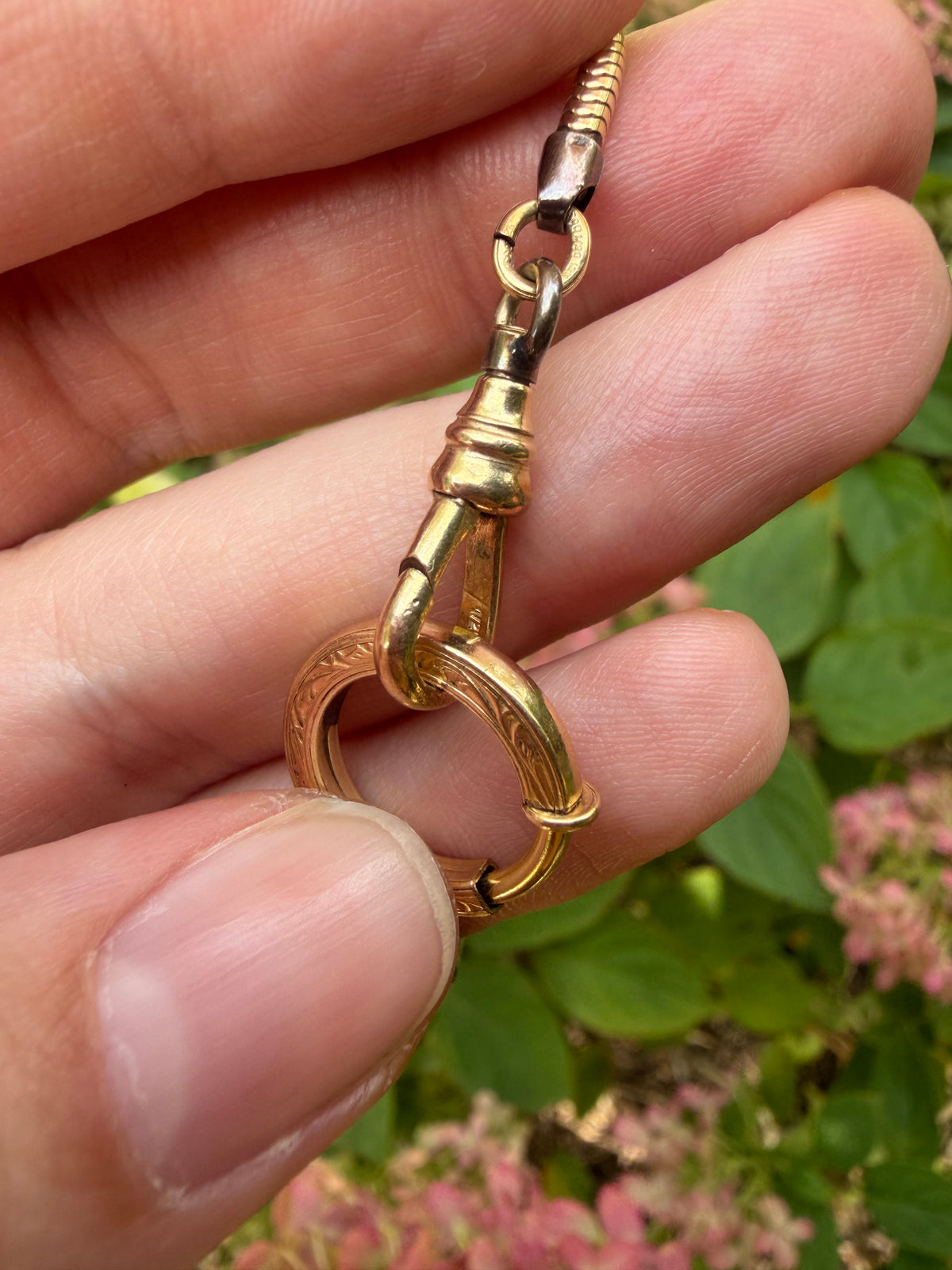 7.5” Vintage Snake Chain Bracelet