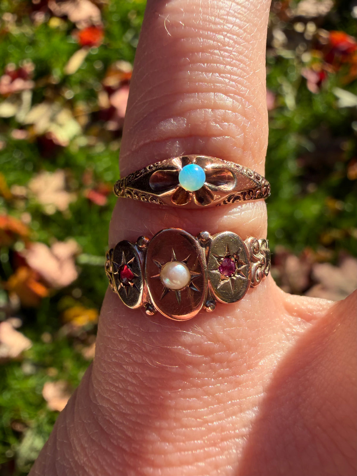 Vintage 10k Opal Ring