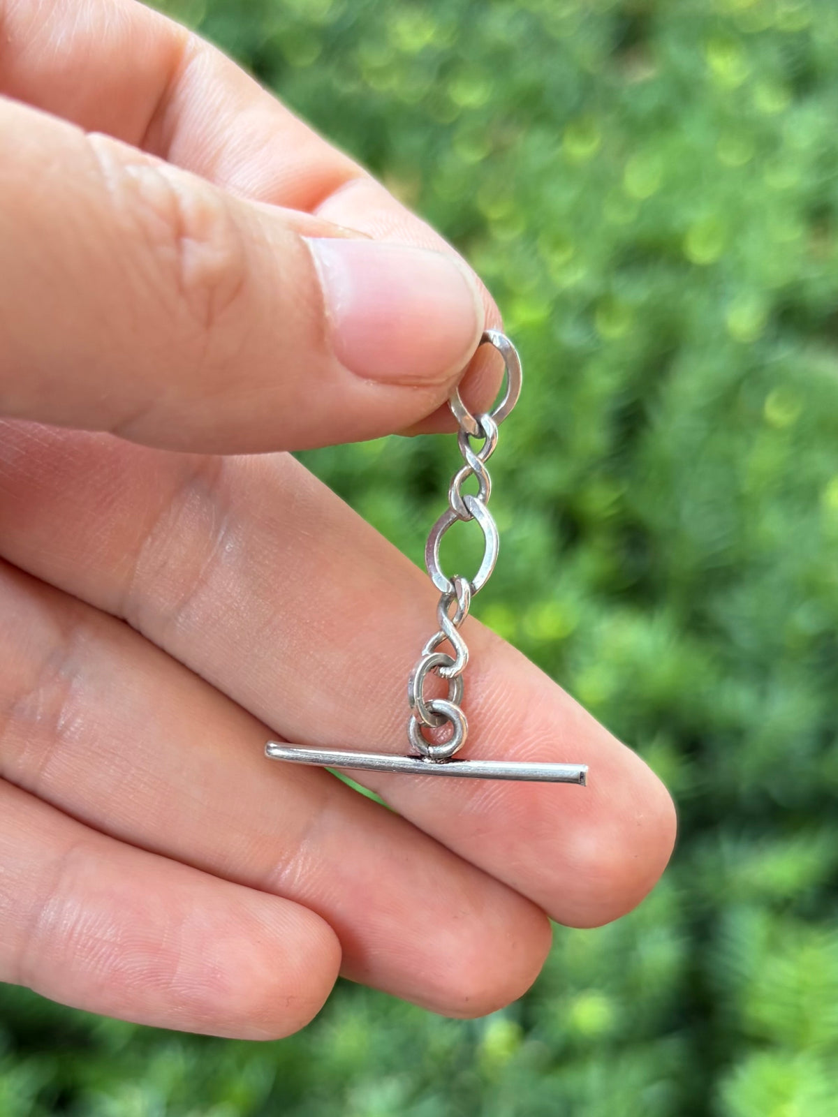 Thin Sterling Silver Tbar
