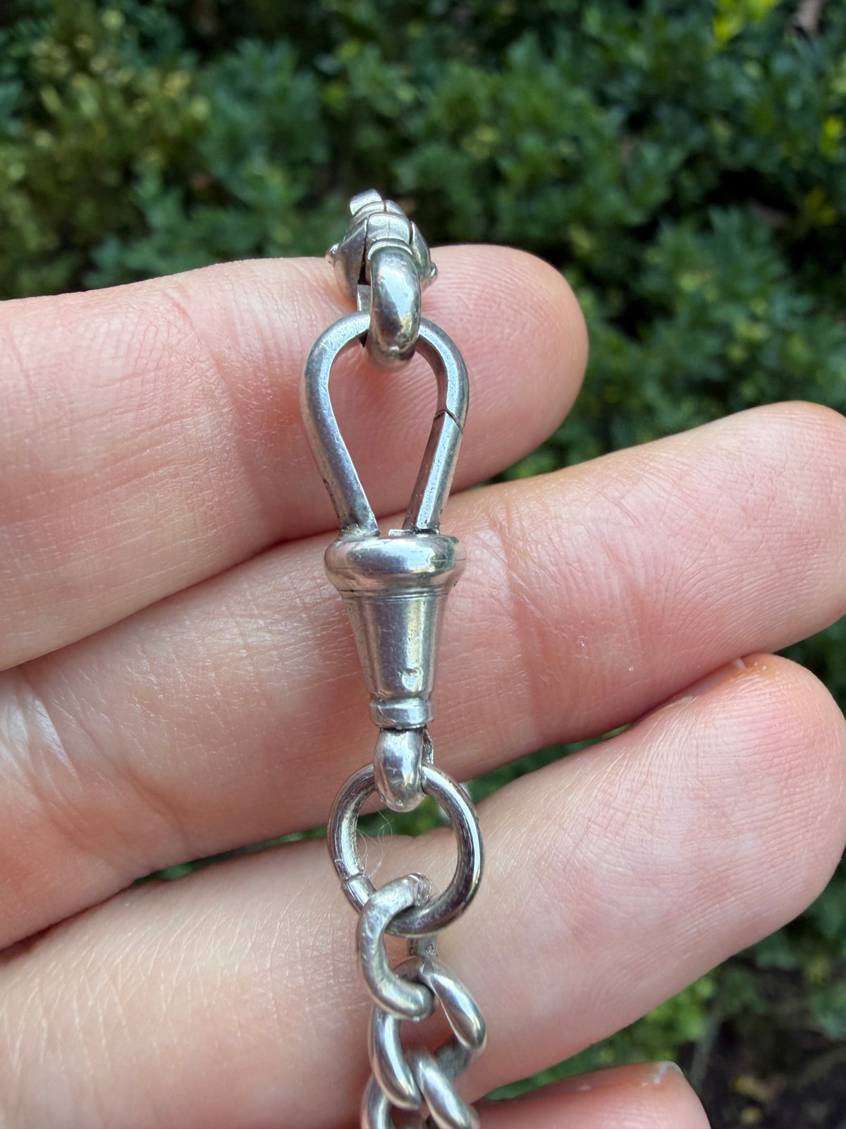 Vintage Figaro and Graduated Curb “Franken-chain”