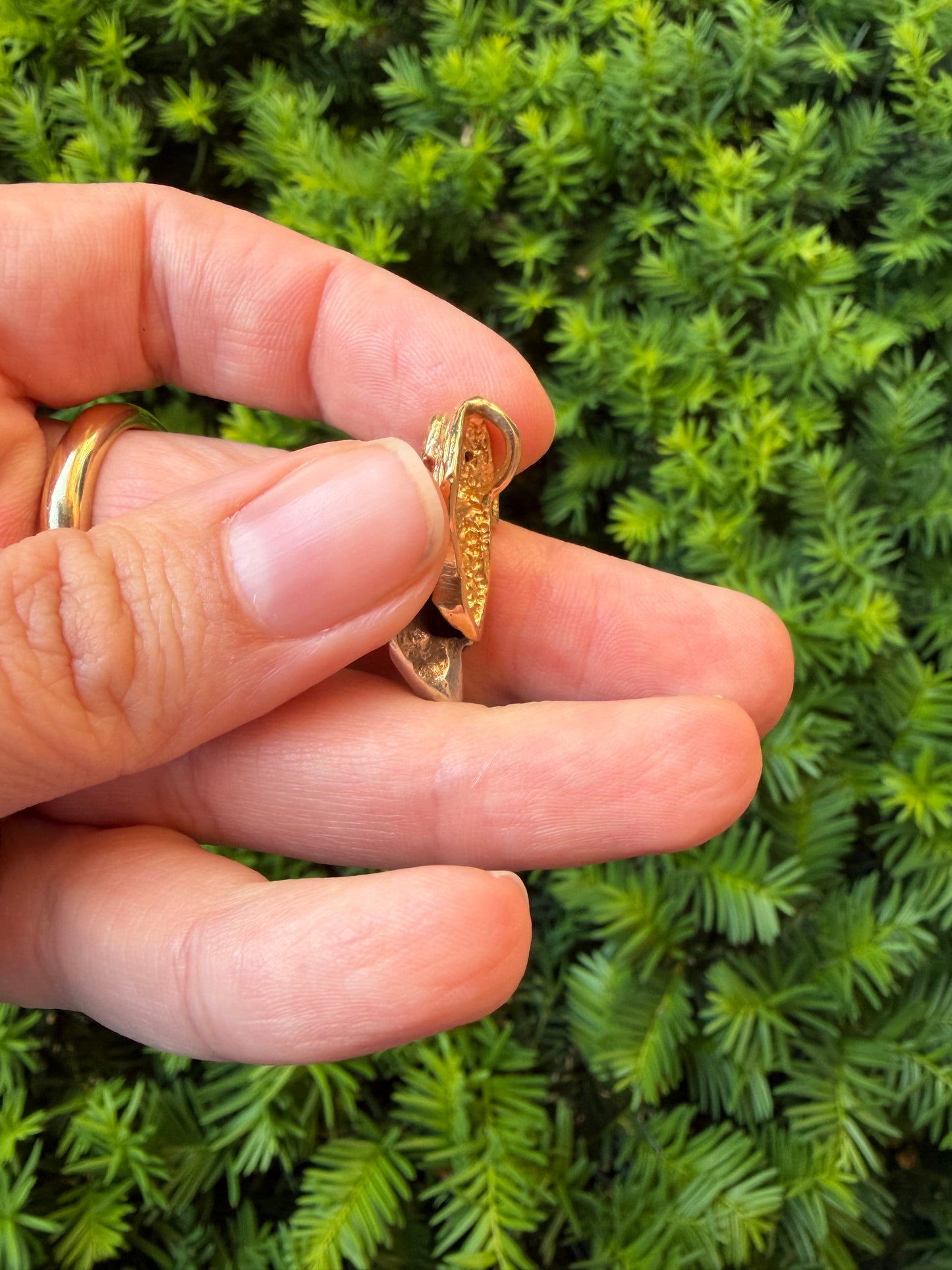 Vintage 14k and Sterling Dog Pendant
