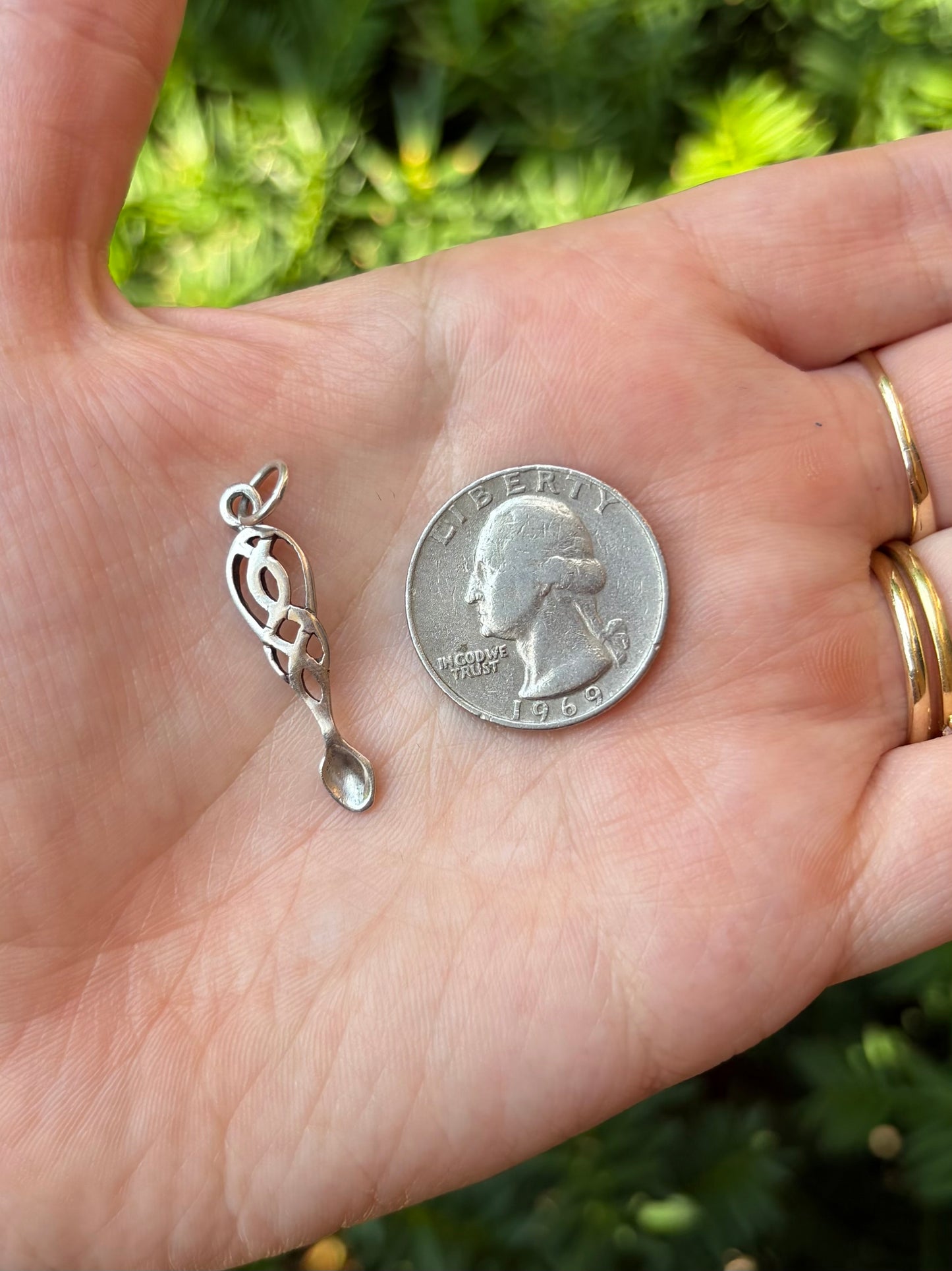 Welsh Love Spoon Charm