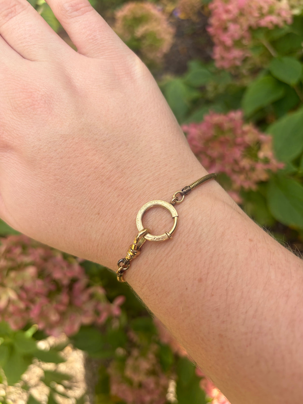 7.5” Vintage Snake Chain Bracelet