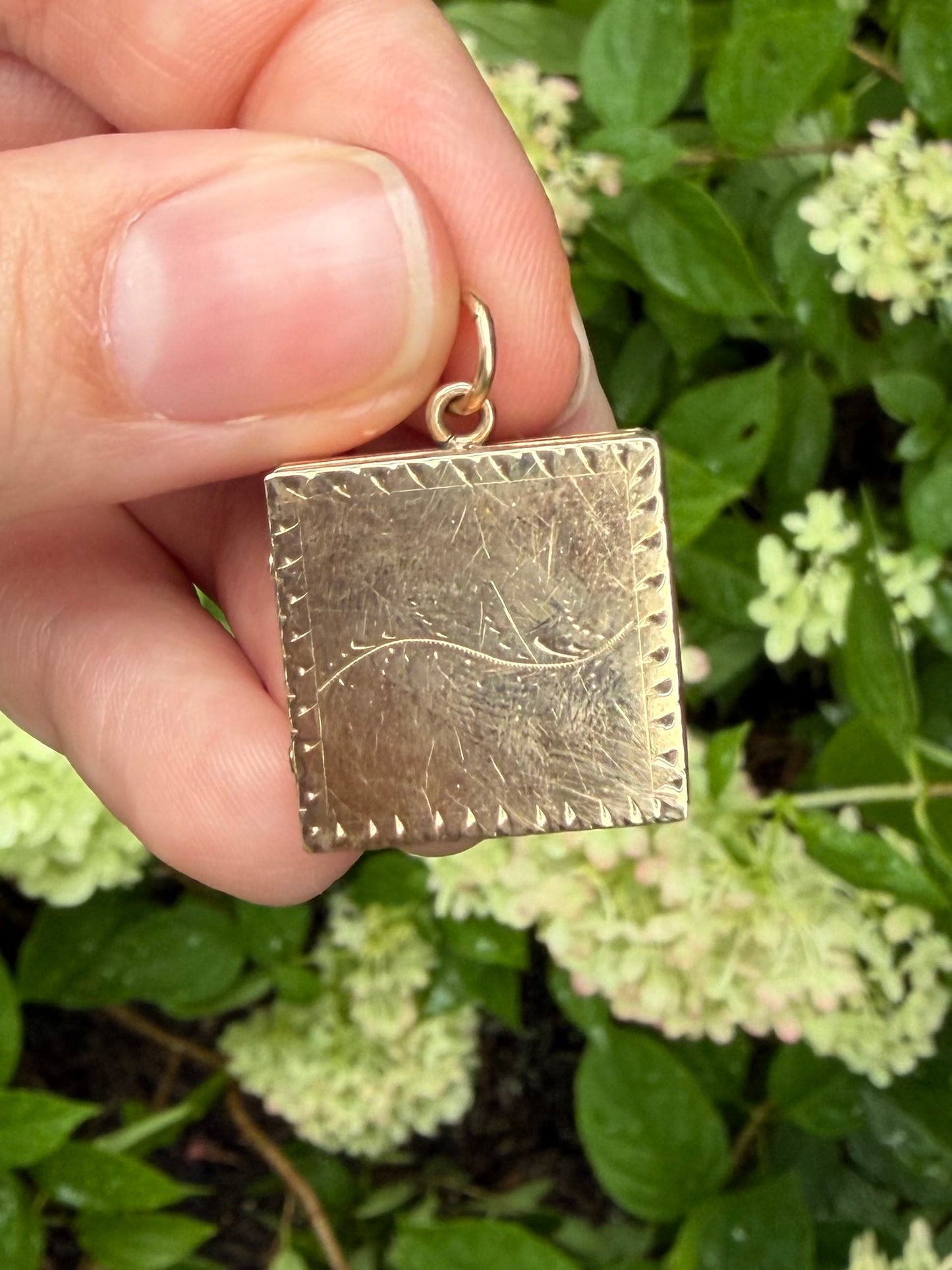 14k Book Locket