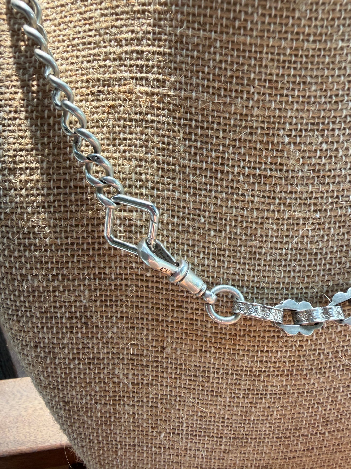 Antique Sterling Silver Franken-chain