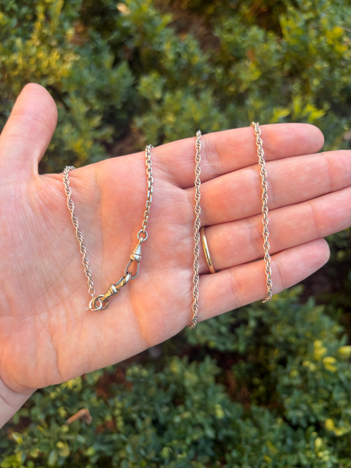 Long Vintage Sterling Silver “Franken-chain”
